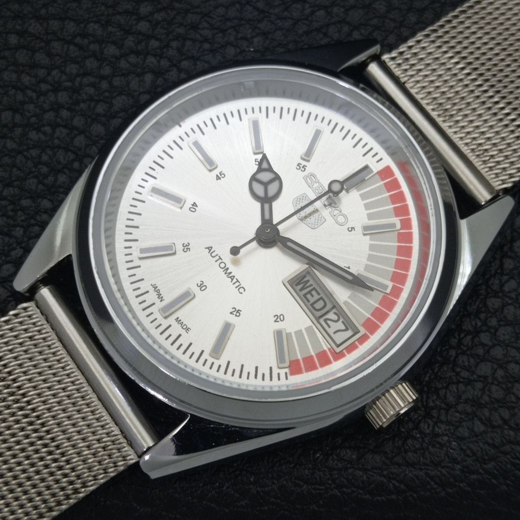 Seiko REFURBISHED VINTAGE SEIKO 5 AUTO JAPAN MENS WATCH a440726 Size 38 - 6 Thumbnail