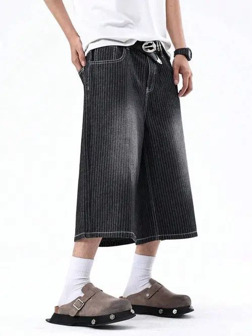 Jean × Vintage Vintage RETRO 90s denim jeans jorts shorts Size US 36 / EU 52 - 4 Thumbnail