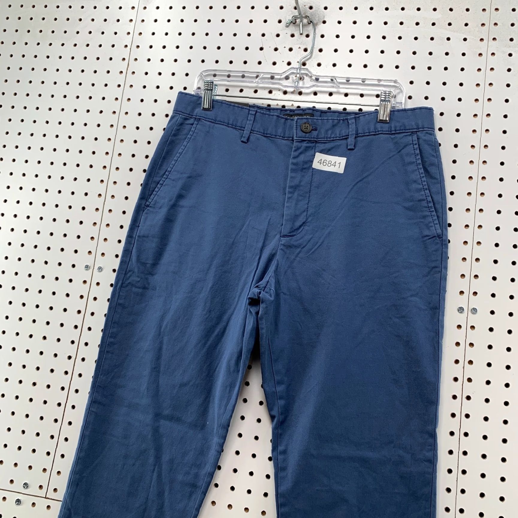 Banana Republic VINTAGE Banana Republic Chino Pants Mens 33x32 Blue Slim Fit Cotton Work School Size US 33 - 6 Thumbnail