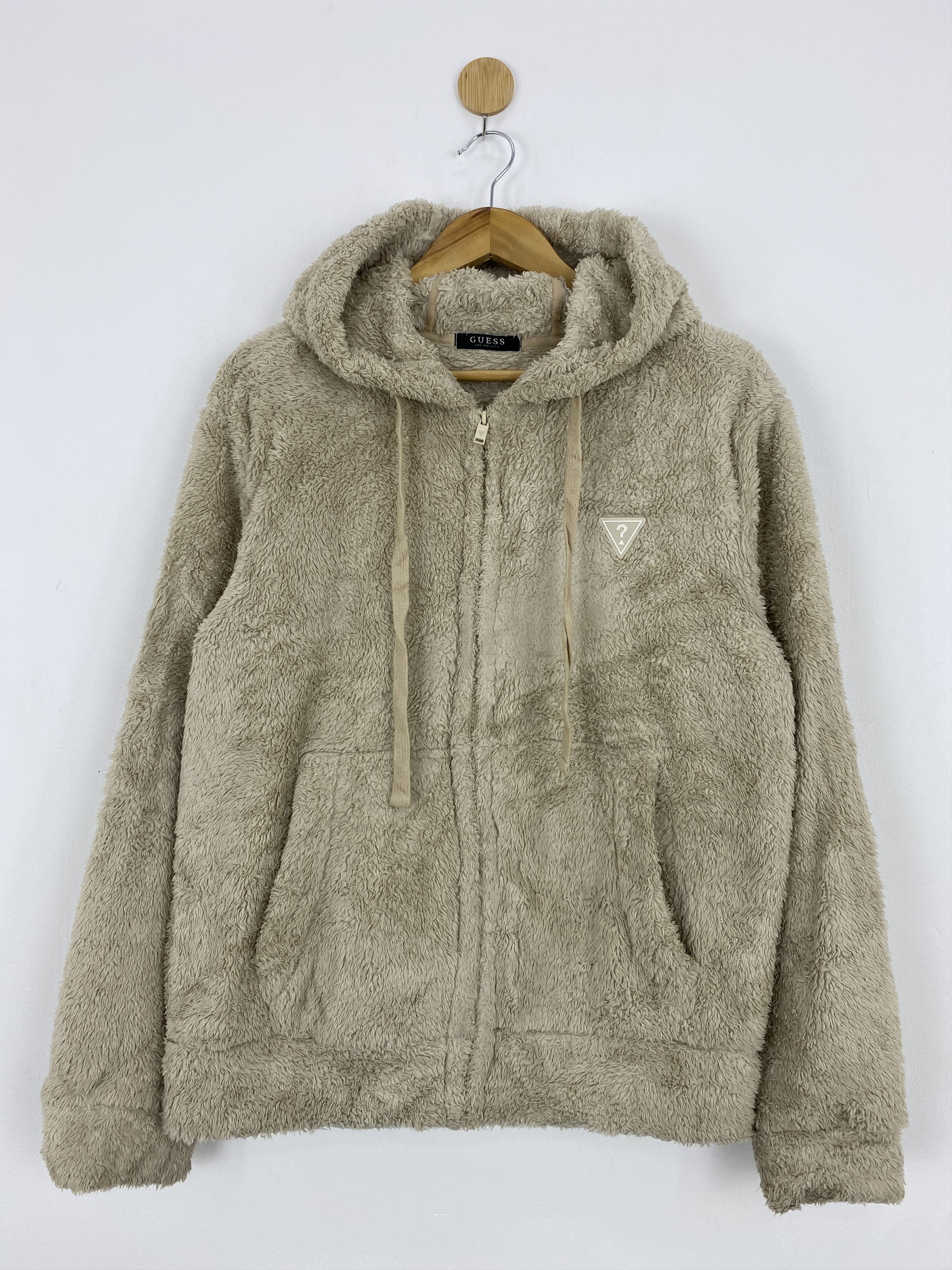 Guess Vintage Guess Fleece Sherpa Hooded Jacket J1862 Size US S / EU 44-46 / 1 - 1 Thumbnail
