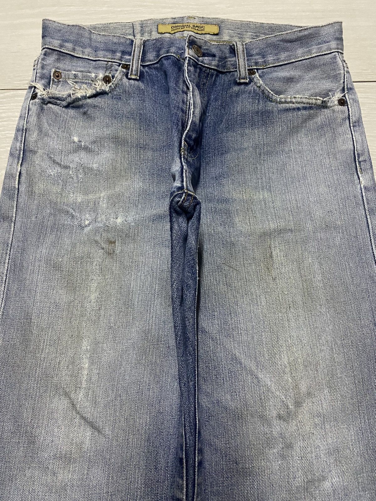 Uniqlo Vintage Japanese Brand Uniqlo S002 Light Wash Jeans Size US 30 / EU 46 - 3 Thumbnail