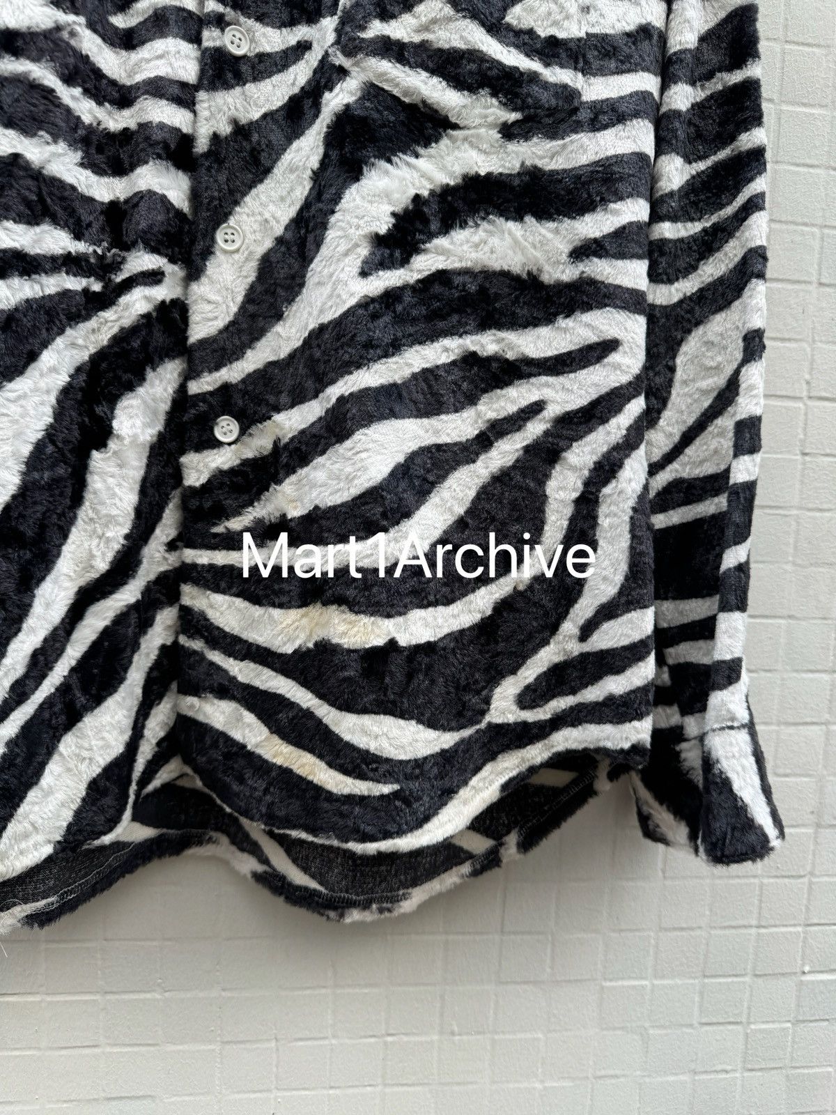 Comme des Garcons Comme des Garçons 15FW Homme Plus zebra shirt Size US S / EU 44-46 / 1 - 4 Thumbnail
