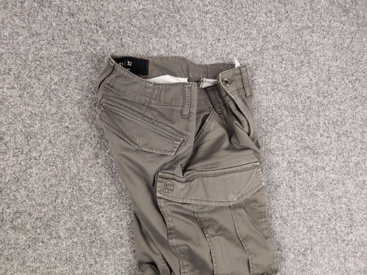 G-Star Vintage g-star raw rovic zip 3d straight tapered cargo Pants Size US 31 - 2 Thumbnail