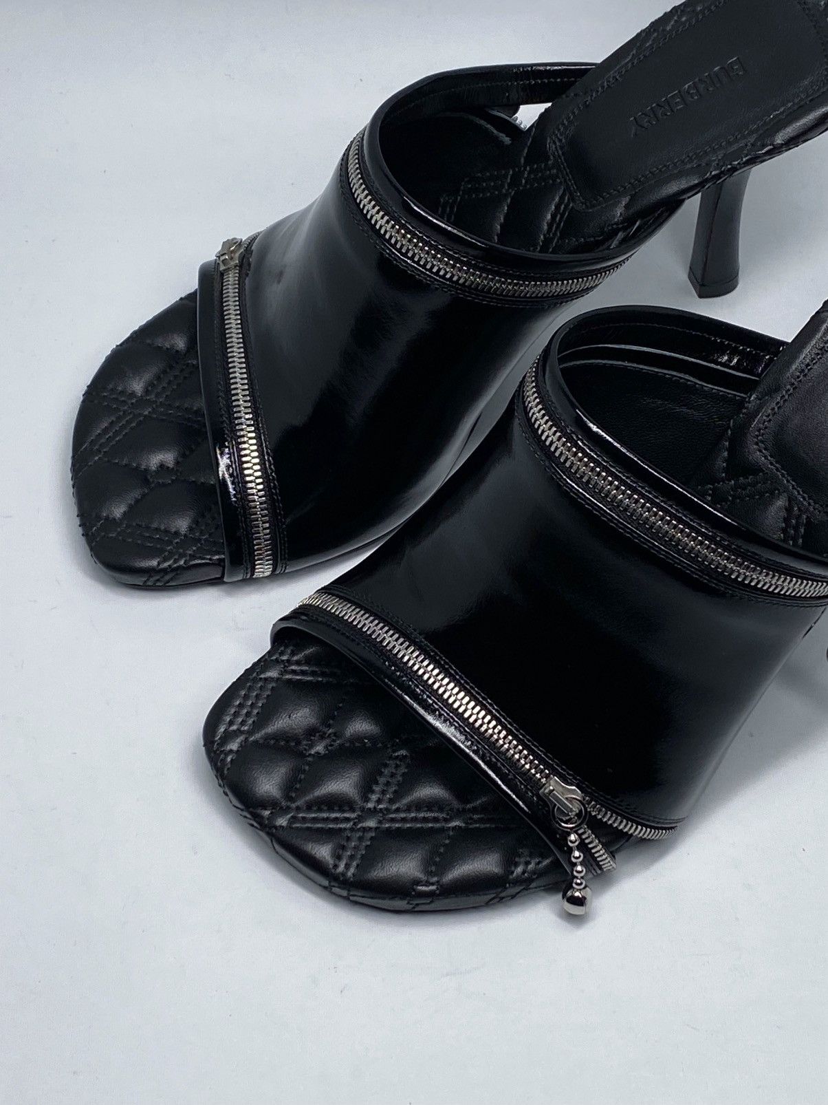 Burberry Burberry Peep High Heel Slide Sandals size 39 Size US 9 / IT 39 - 7 Thumbnail