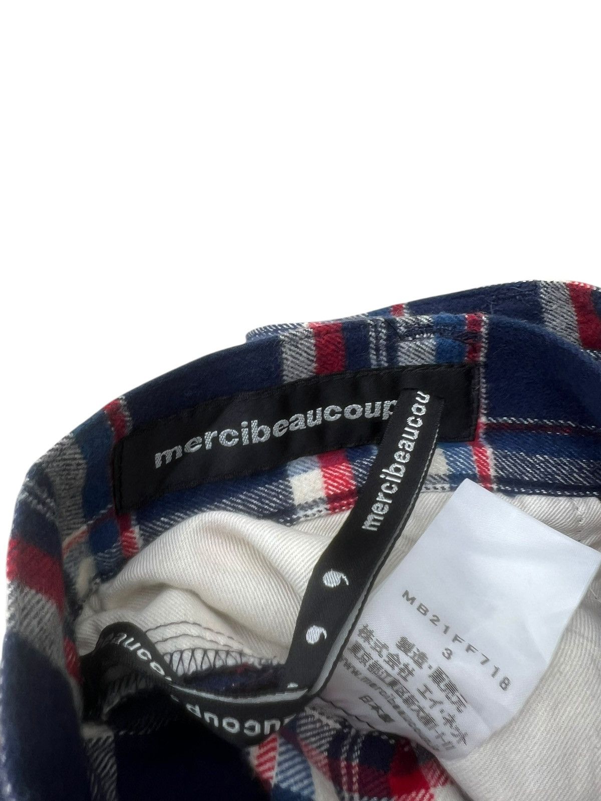 mercibeaucoup Drop Crotch Plaid Tartan Cropped Westerner Pant Size 3 Size US 33 - 23 Thumbnail