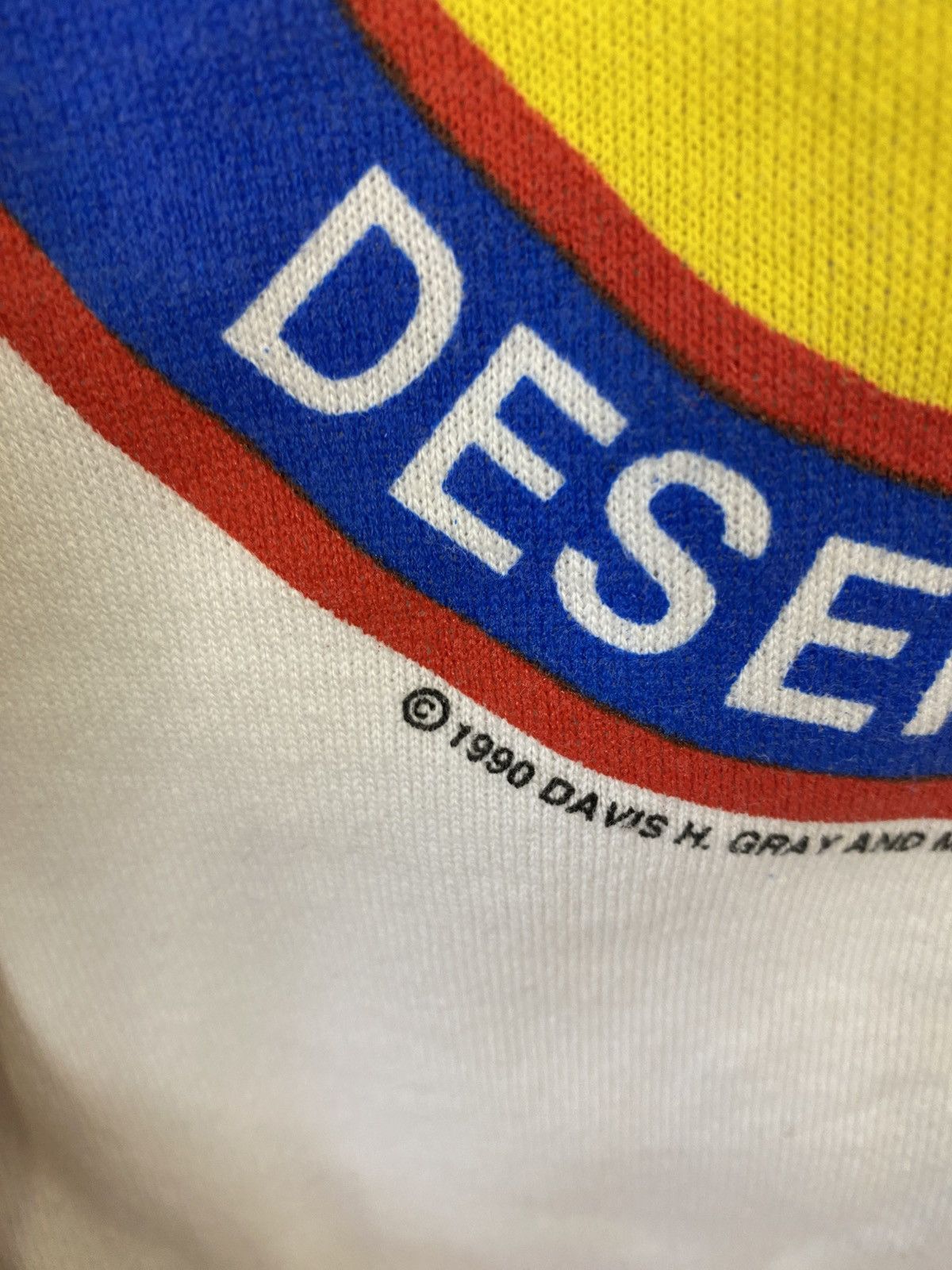Vintage 1990 Davis H Gray Operation Desert Shield Sweatshirt Size US XL / EU 56 / 4 - 3 Thumbnail