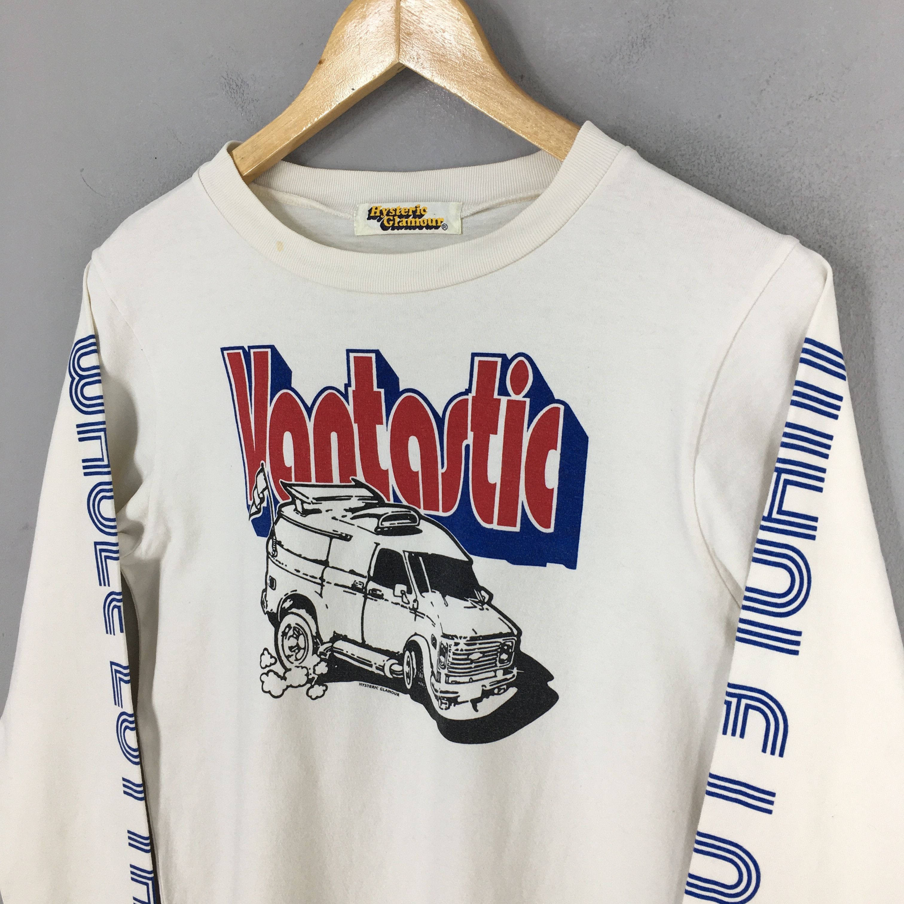 Hysteric Glamour × Vintage Hysteric Glamour Vantastic White Longsleeve Tshirt Small Size US S / EU 44-46 / 1 - 6 Thumbnail