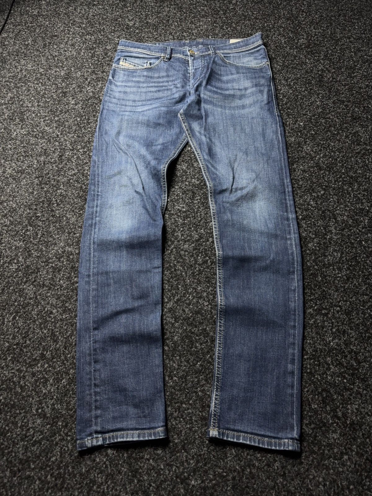 Diesel Luxury 00s Diesel Tepphar Slim Tapered Jeans Rock Y2K Denim Size US 30 / EU 46 - 1 Thumbnail