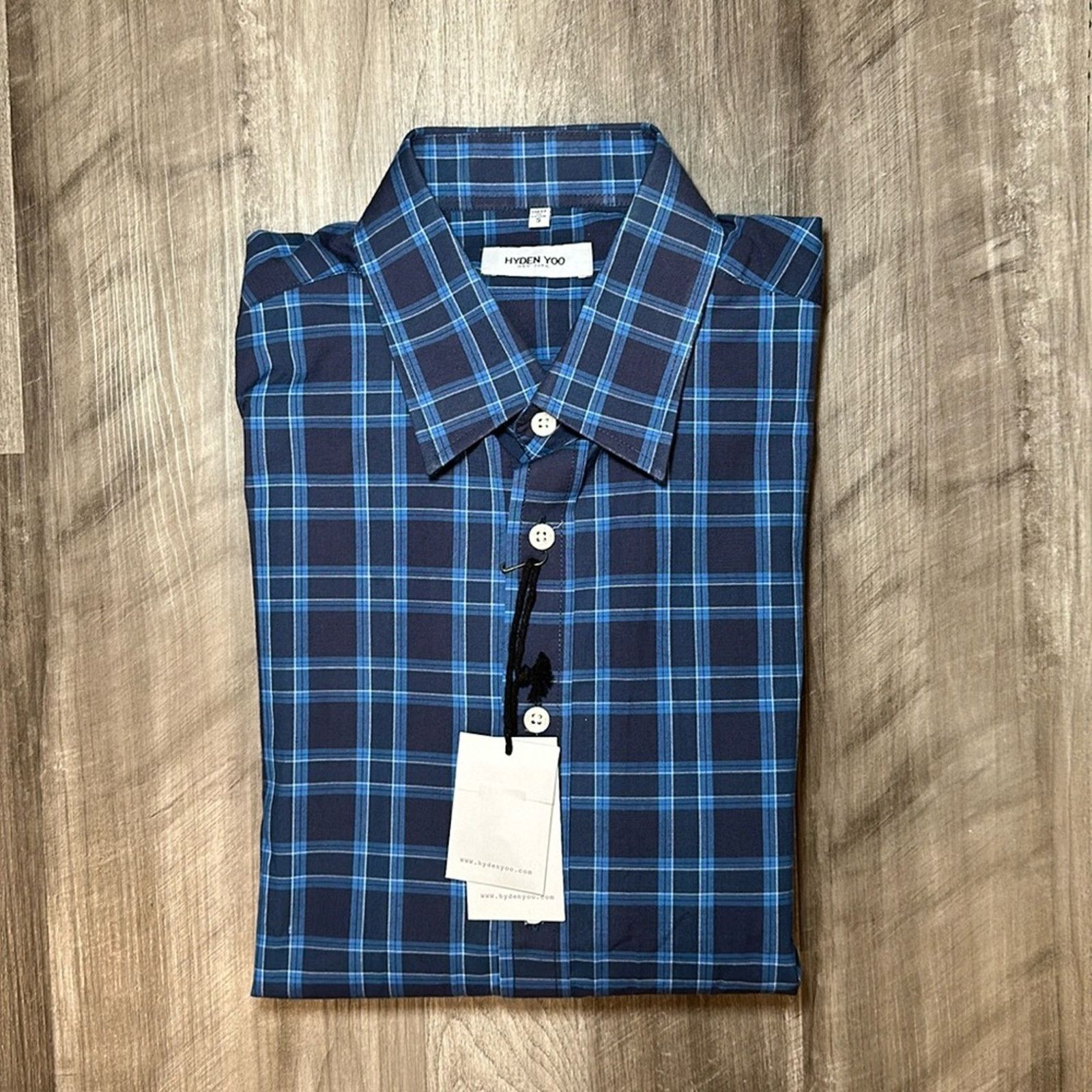 Hyden Yoo Hyden Yoo Slim Long Sleeve Button Down - Small Size US S / EU 44-46 / 1 - 1 Thumbnail
