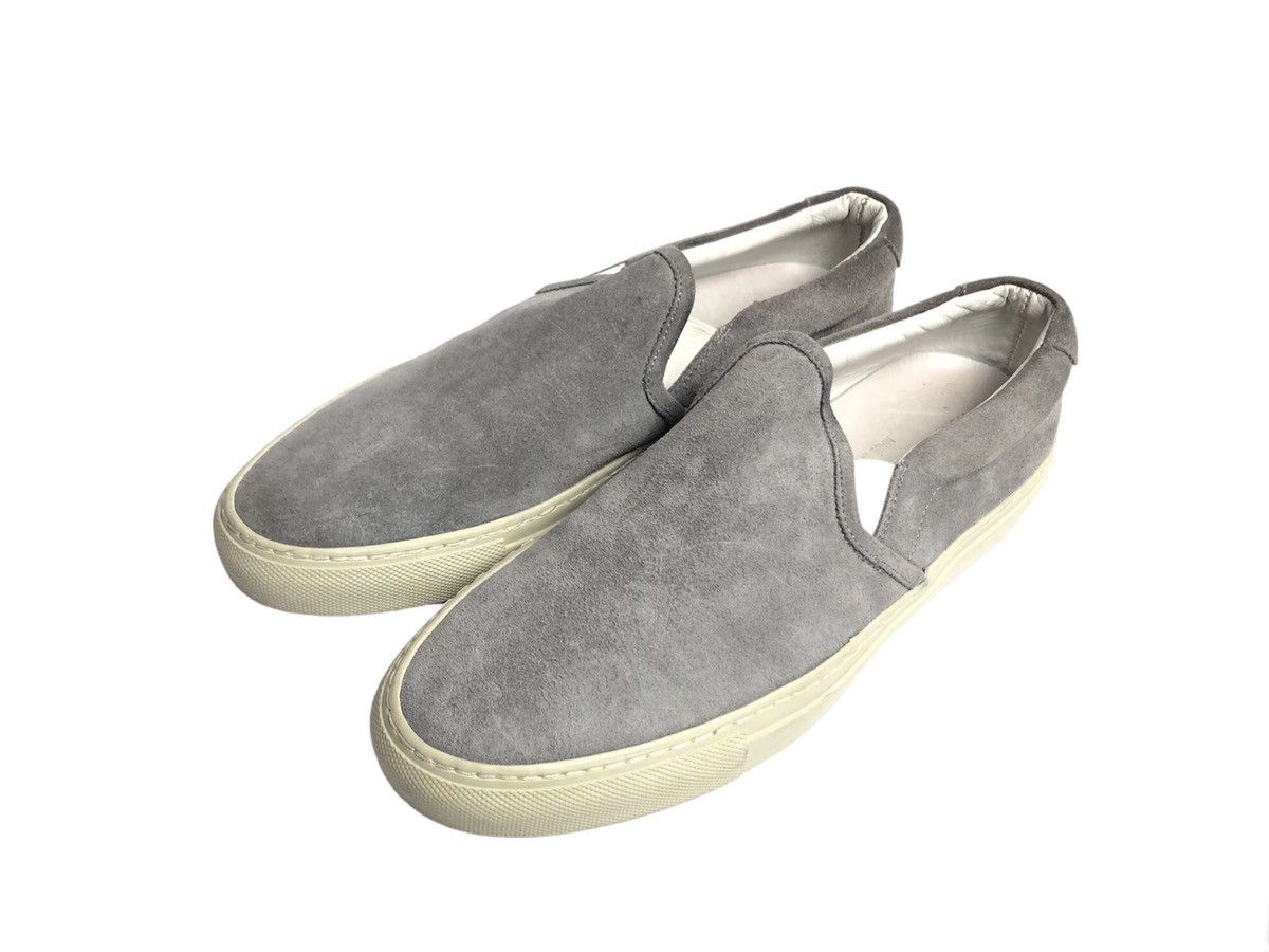 Common Projects suede grey slip-on