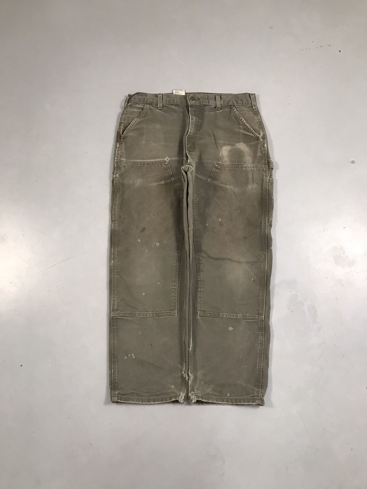 Carhartt Vintage Carhartt B01 Brn double knee workwear denim Size US 34 / EU 50 - 1 Thumbnail