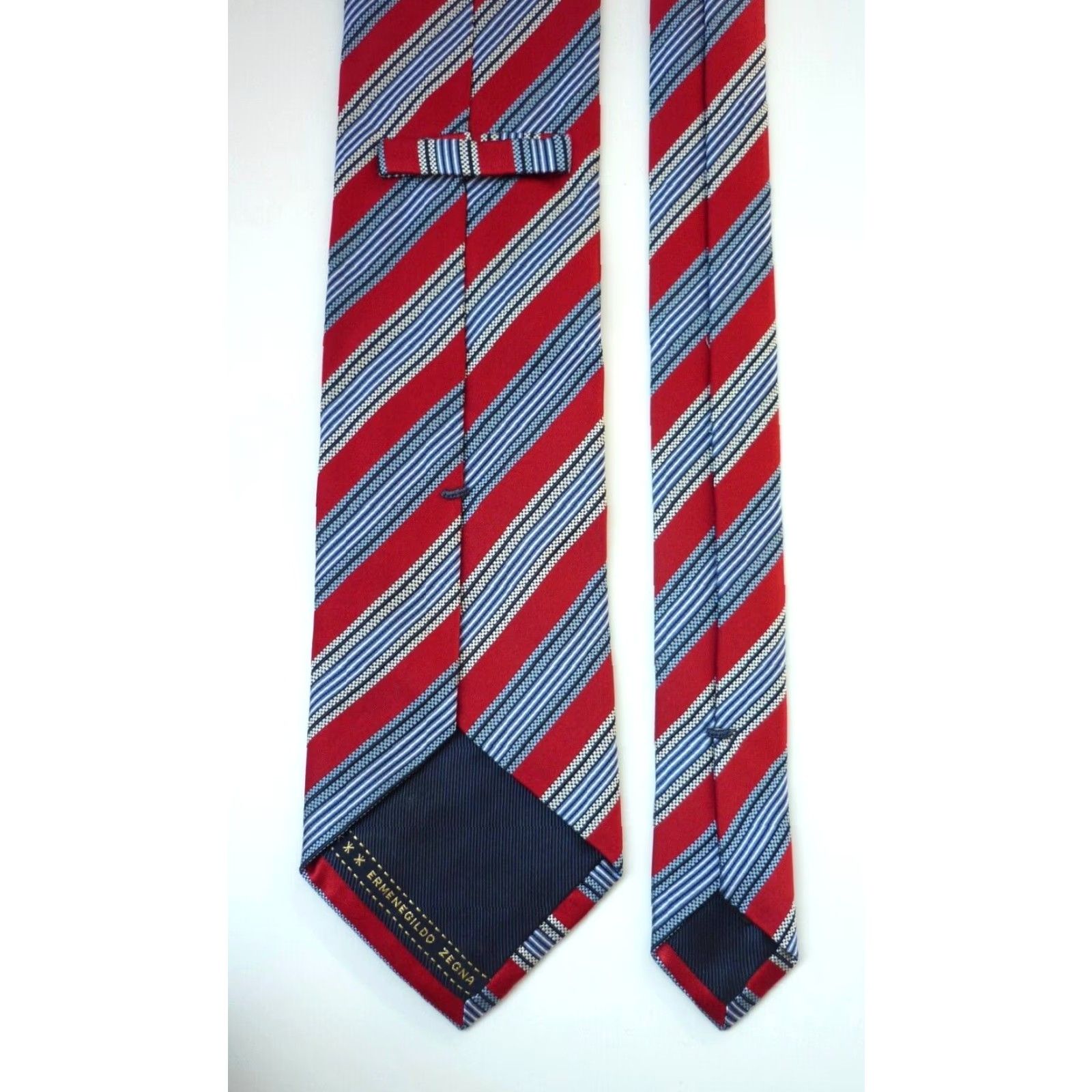 Ermenegildo Zegna VINTAGE Ermenegildo Zegna Silk Tie Stripes Made in Italy Size ONE SIZE - 5 Thumbnail