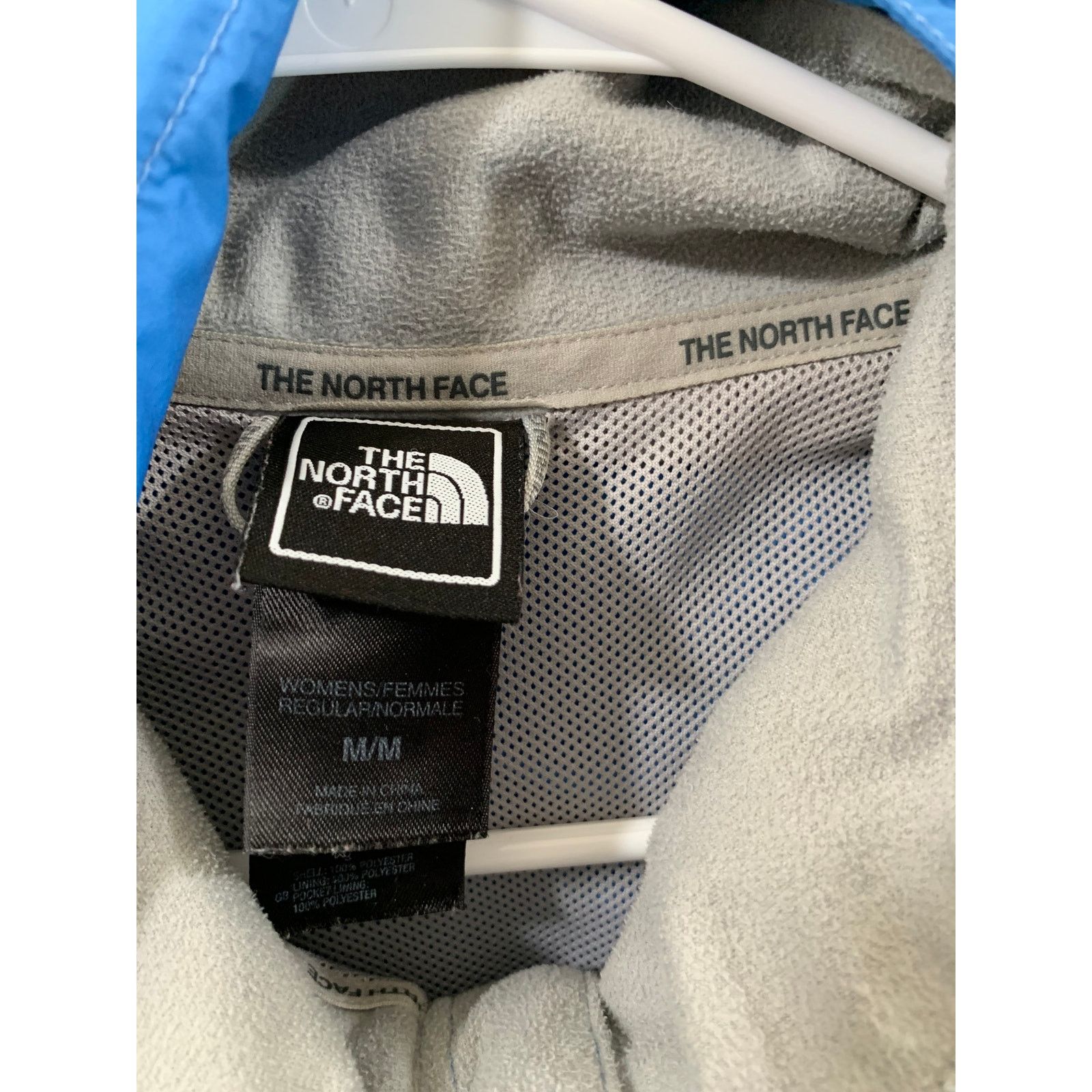 The North Face The North Face Jacket Womens Medium Blue Full Zip Lightweigh Size M / US 6-8 / IT 42-44 - 3 Thumbnail