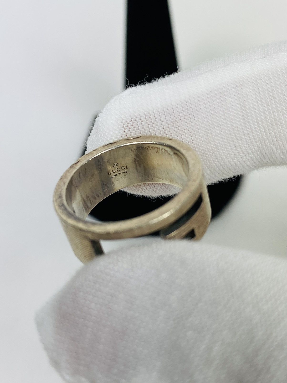 Gucci Gucci .925 Silver G Ring size IT 14 Size ONE SIZE - 4 Thumbnail