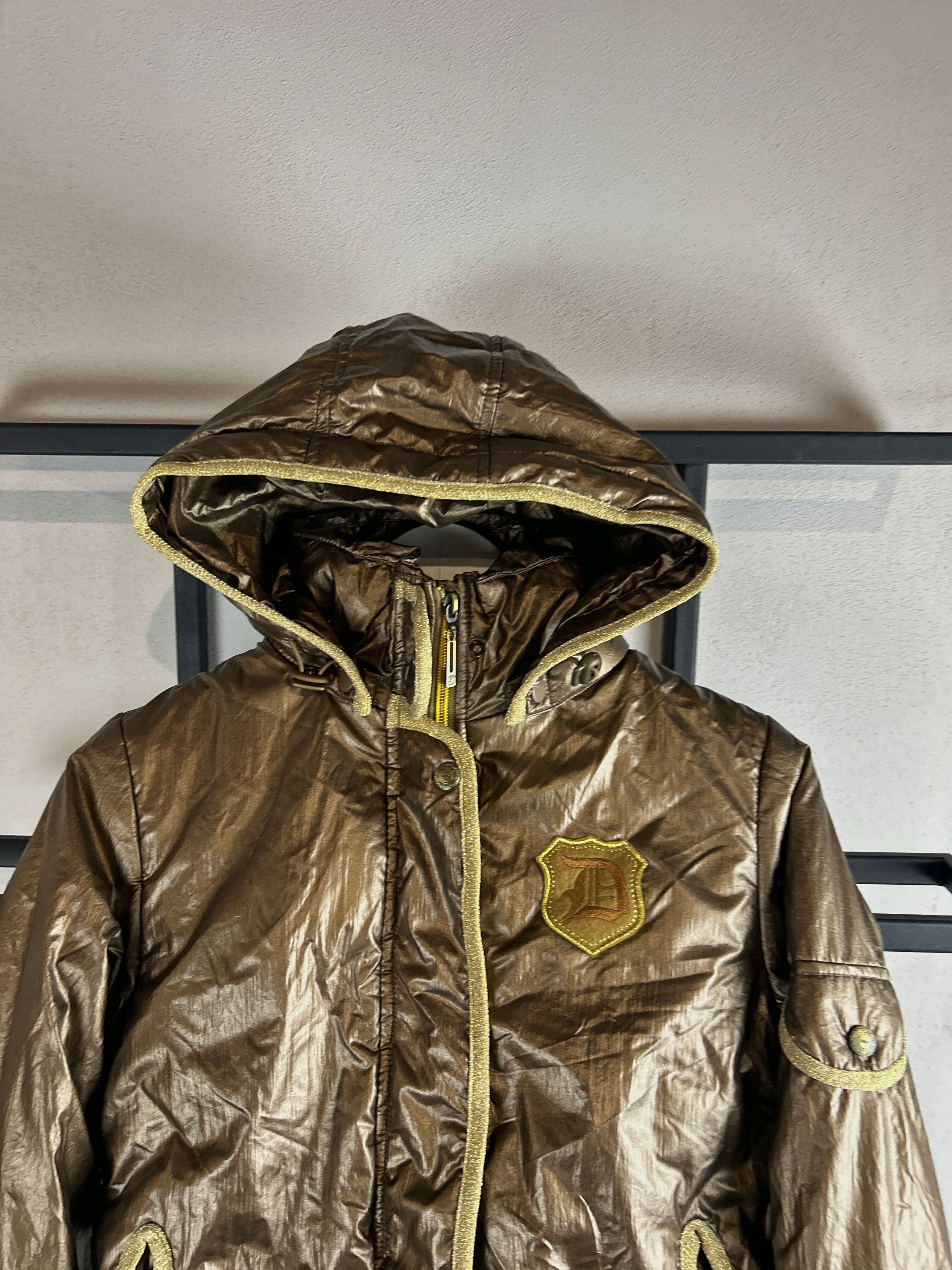 Japanese Brand Streetwera Japanese Opium Gold Melatic Color Hooded Jacket Size XS / US 0-2 / IT 36-38 - 5 Thumbnail