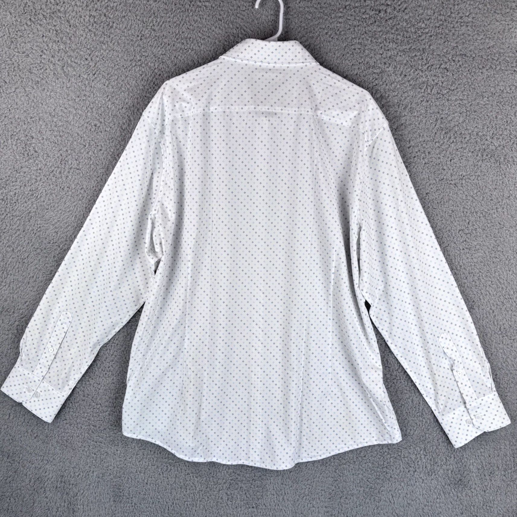 Mizzen+Main Mizzen+Main Shirt Men 2XL Slim Button-Up Geometric Leeward Plaid White USA Made Size US XXL / EU 58 / 5 - 6 Thumbnail