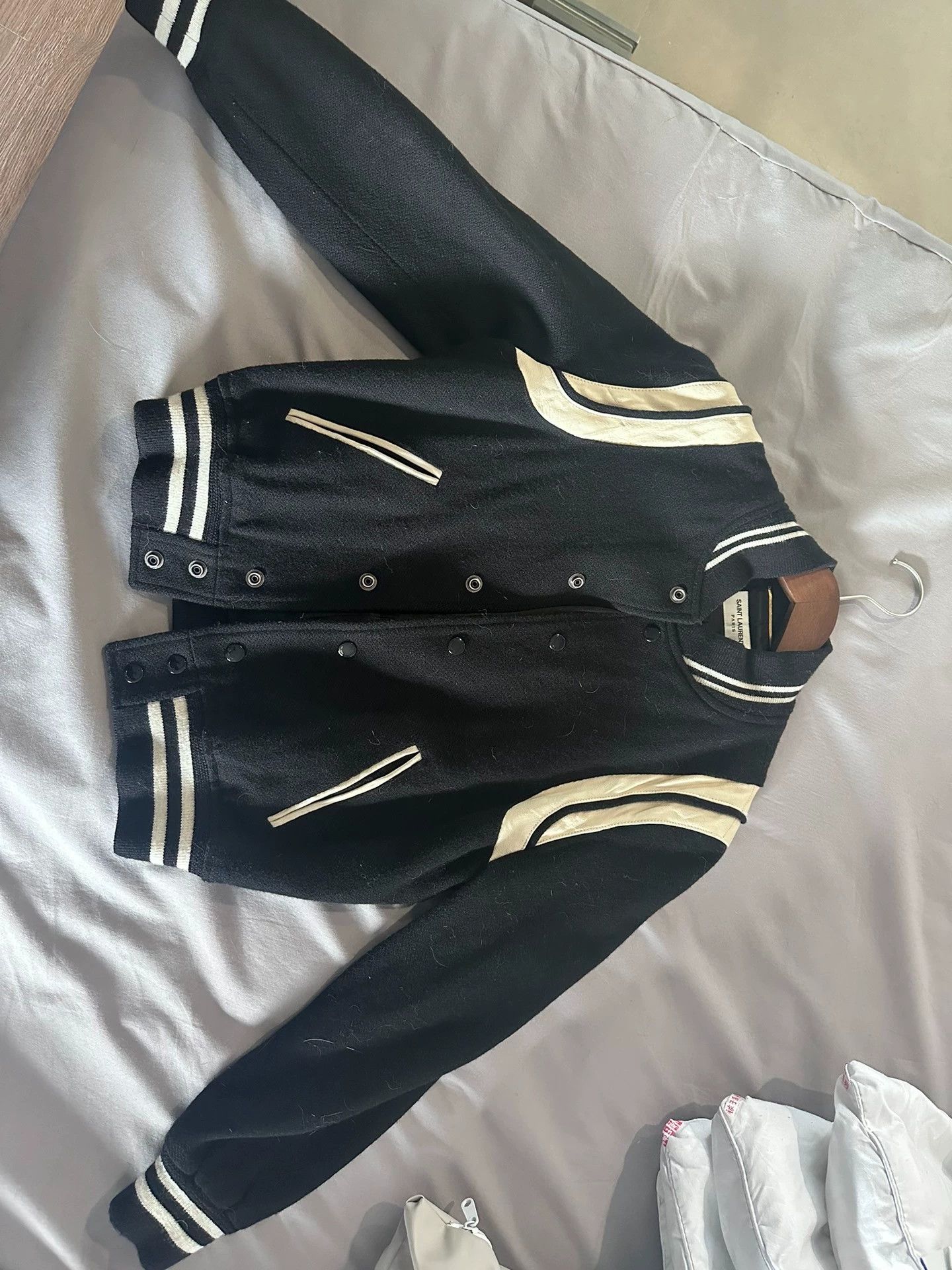 Saint Laurent Paris Saint Laurent Paris Baseball jacket Size US XXS / EU 40 - 1 Thumbnail
