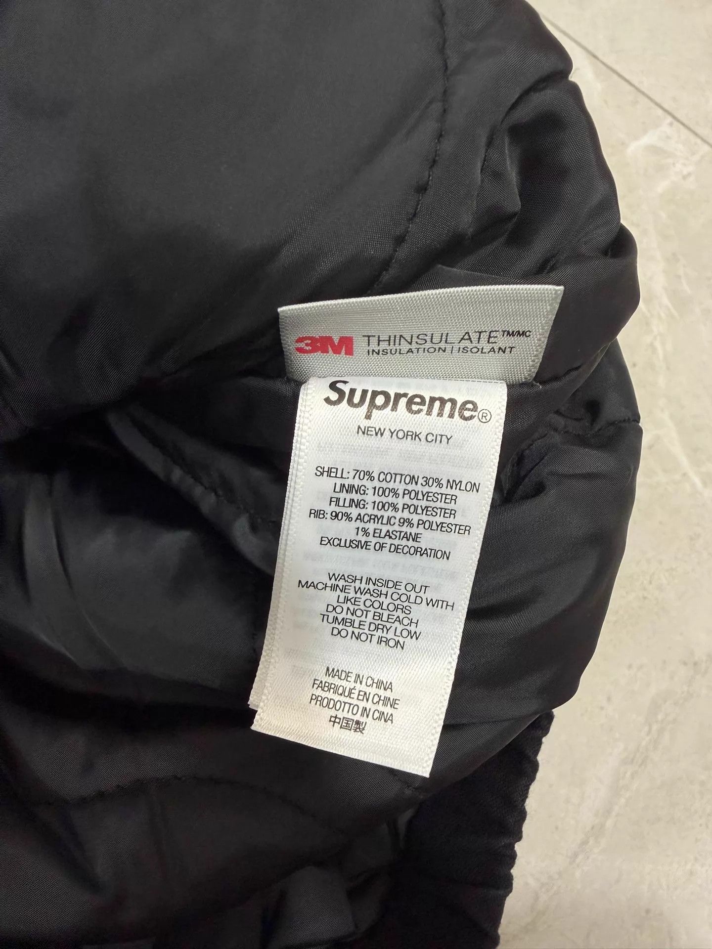 Supreme Supreme × Cordura SS26 Twill Utility Jacket Unisex Black L Size US L / EU 52-54 / 3 - 4 Thumbnail