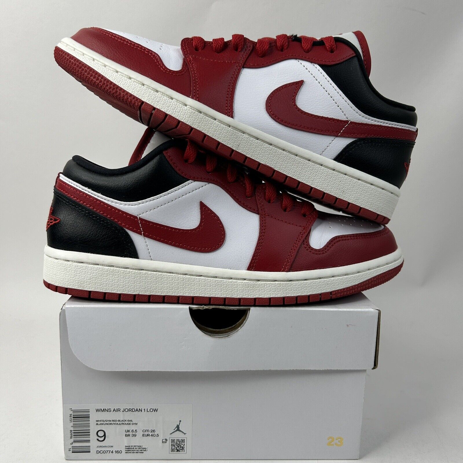 Nike Air Jordan Retro Low “Reverse Black Toe/Bred” 2024