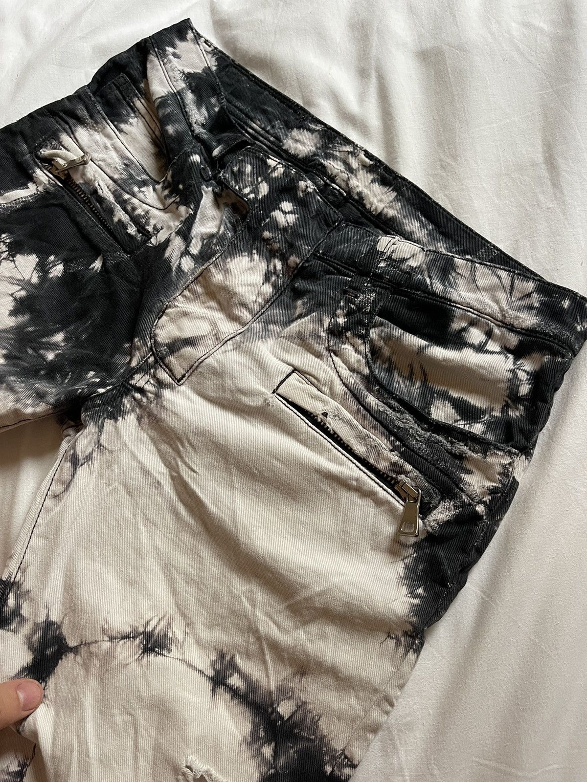 Balmain Balmain Paris tie dye biker shorts Size US 31 - 17 Thumbnail