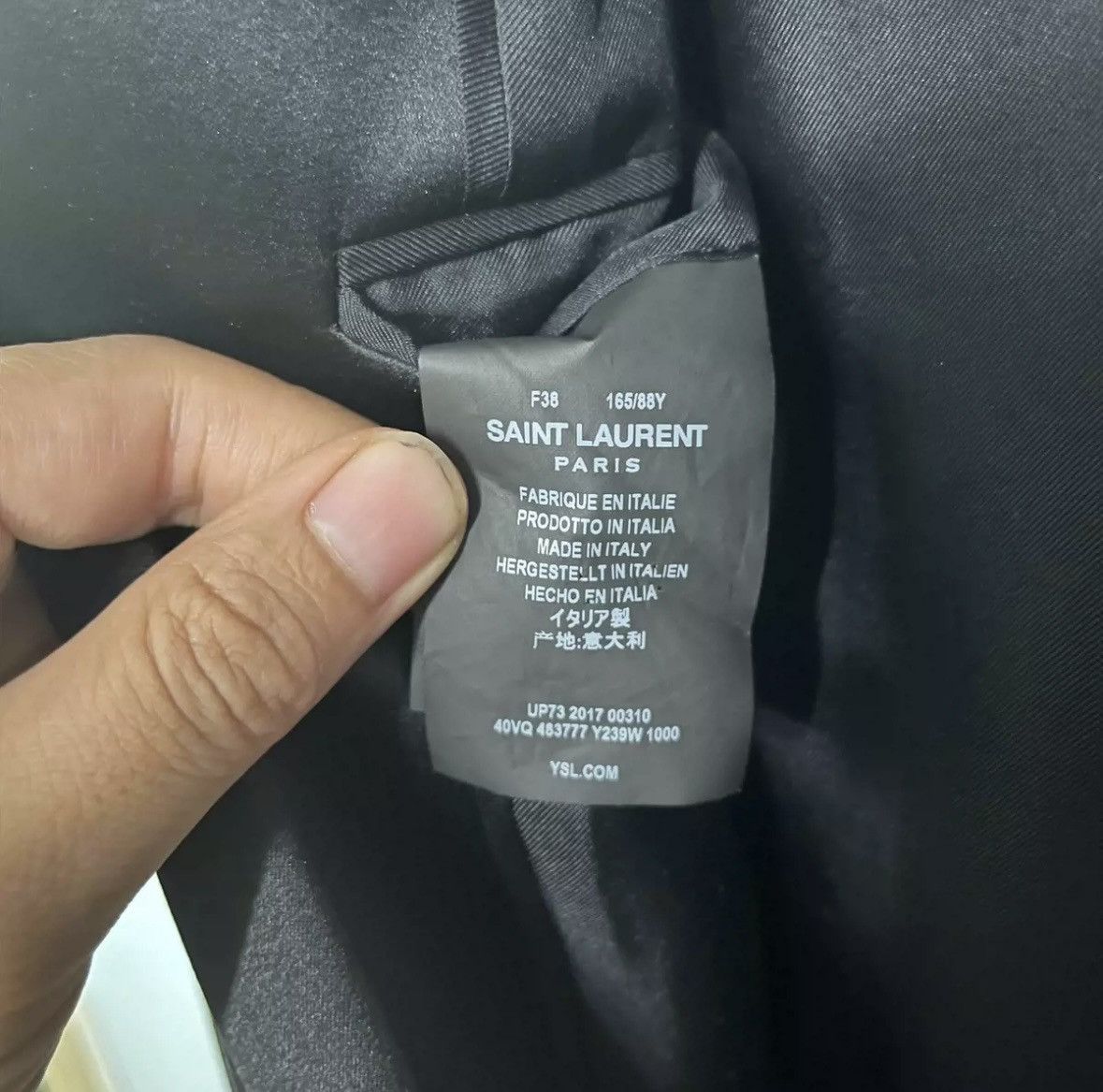 Saint Laurent Paris Saint Laurent suit Size 38S - 4 Thumbnail