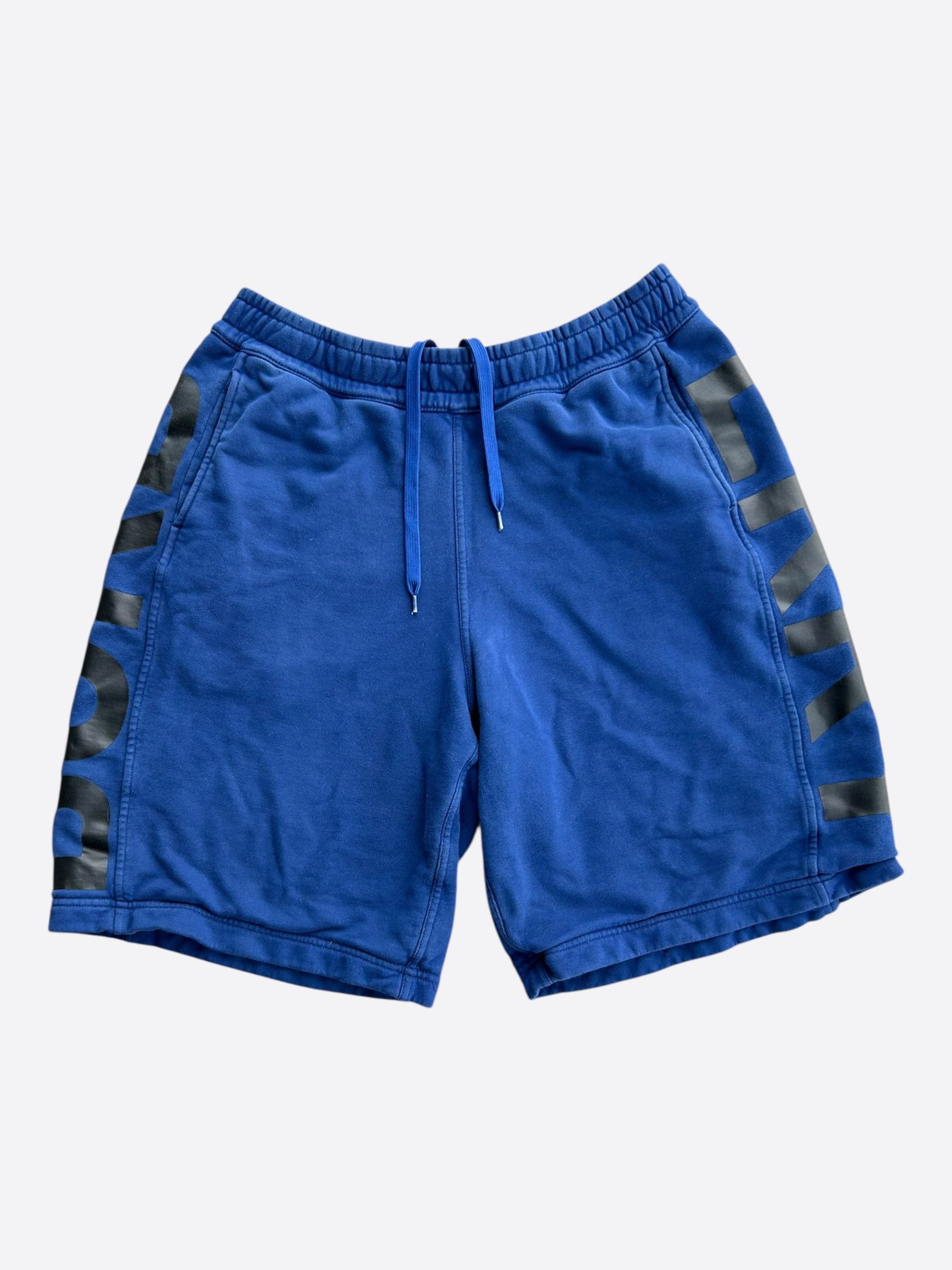 Burberry Burberry Blue & Black Logo Shorts Size US 34 / EU 50 - 1 Thumbnail