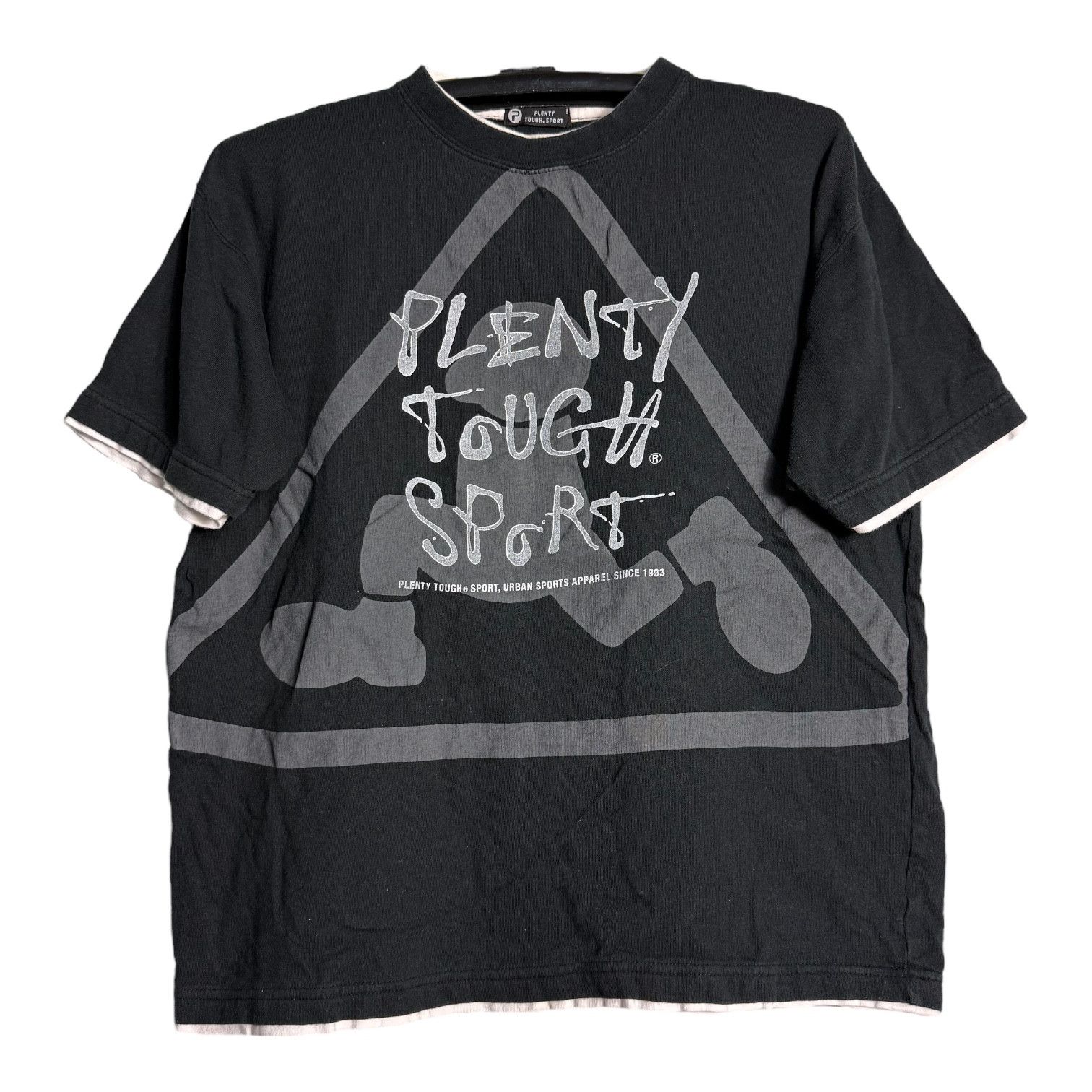 Other 🔥RARE🔥Vintage PTS Plenty Tough Sport Spell Out T-shirt Size US L / EU 52-54 / 3 - 1 Thumbnail