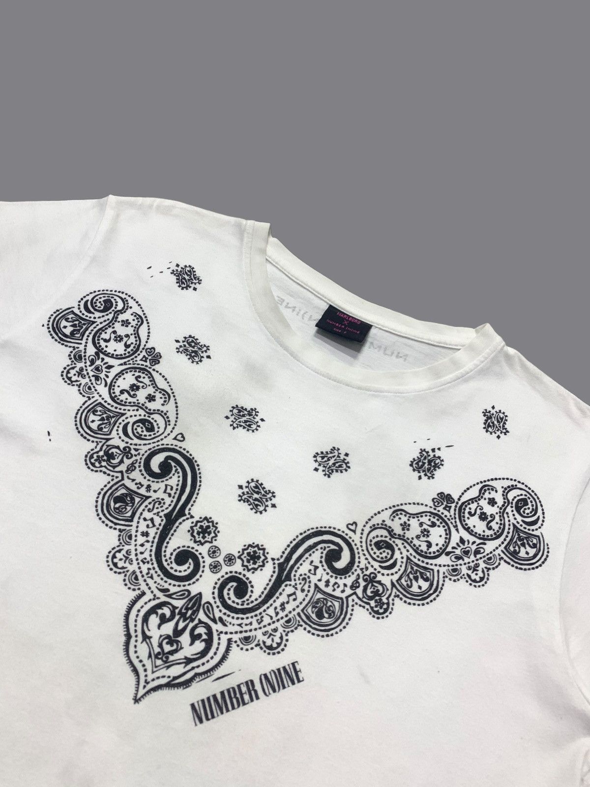 Marlboro × Number (N)ine Number Nine X Malboro apa Bandana Paisley Collab Tshirt Size US M / EU 48-50 / 2 - 2 Thumbnail
