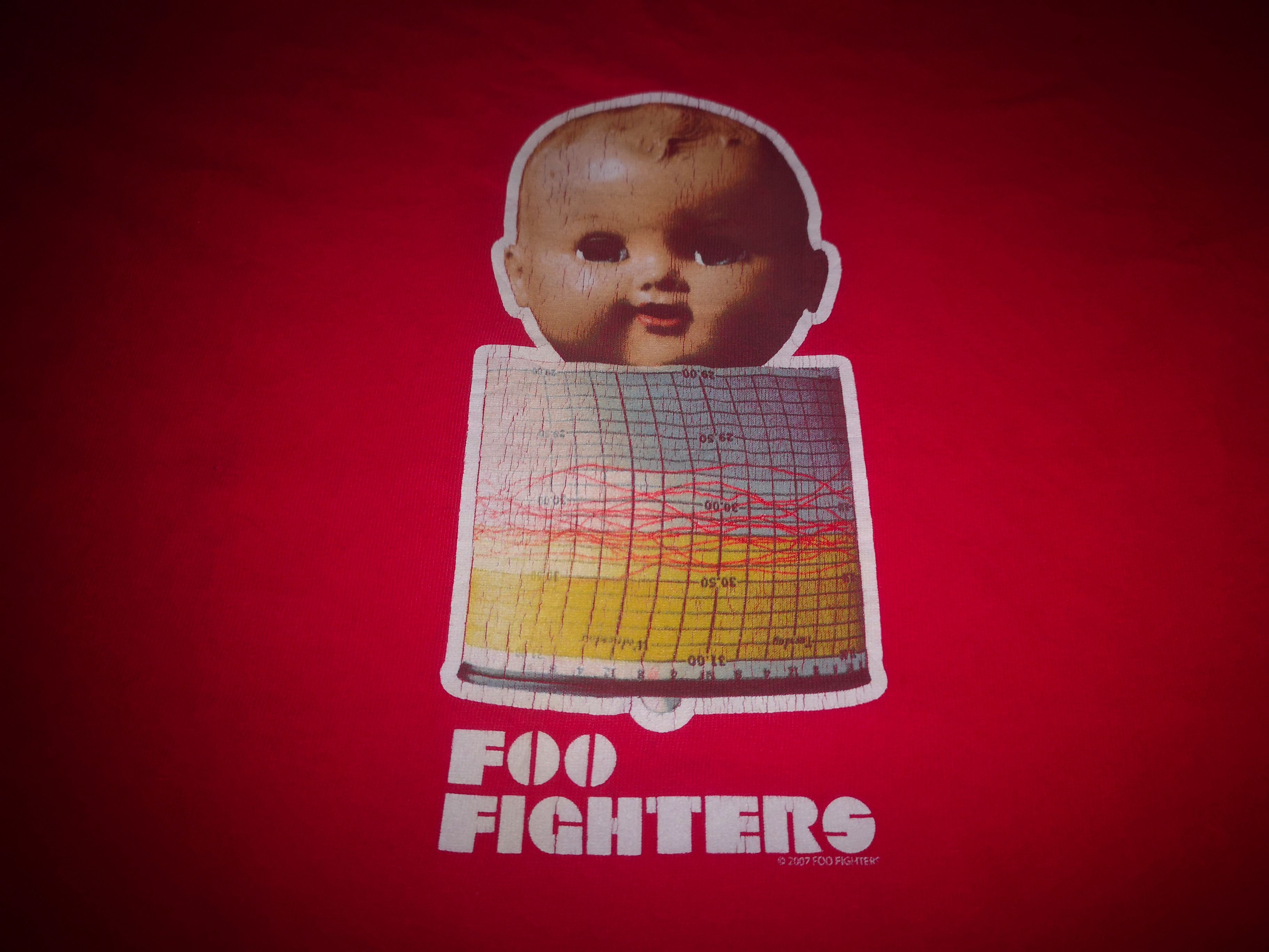 Band Tees × Vintage Vintage Foo Fighters Band Nirvana Dave Grohl OG Baby T Shirt Size US M / EU 48-50 / 2 - 4 Thumbnail