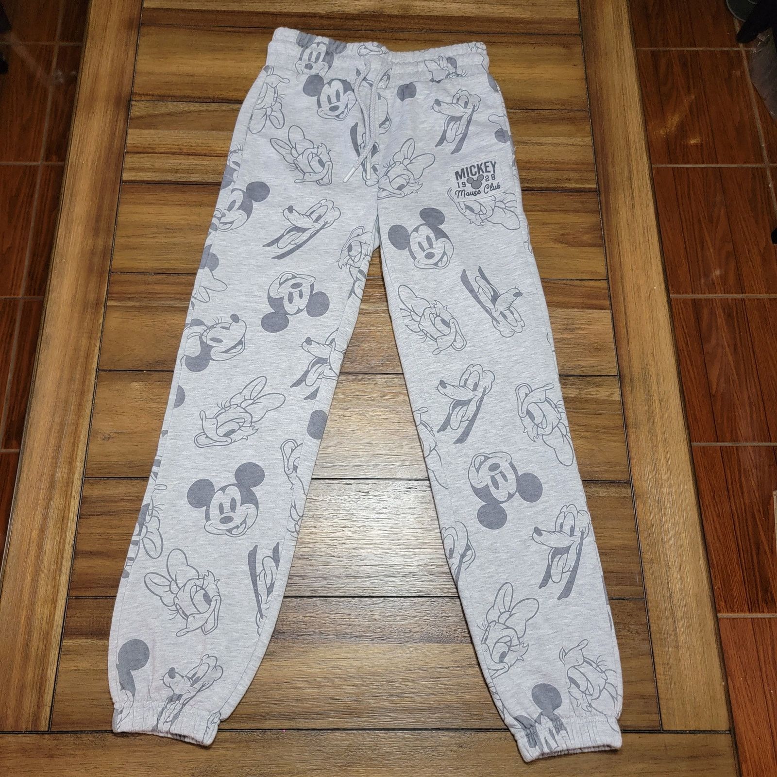 Disney Disney Mickey Mouse Sweat Pants "Mickey Mouse Club" -Size XS Size 26" / US 2 / IT 38 - 1 Thumbnail
