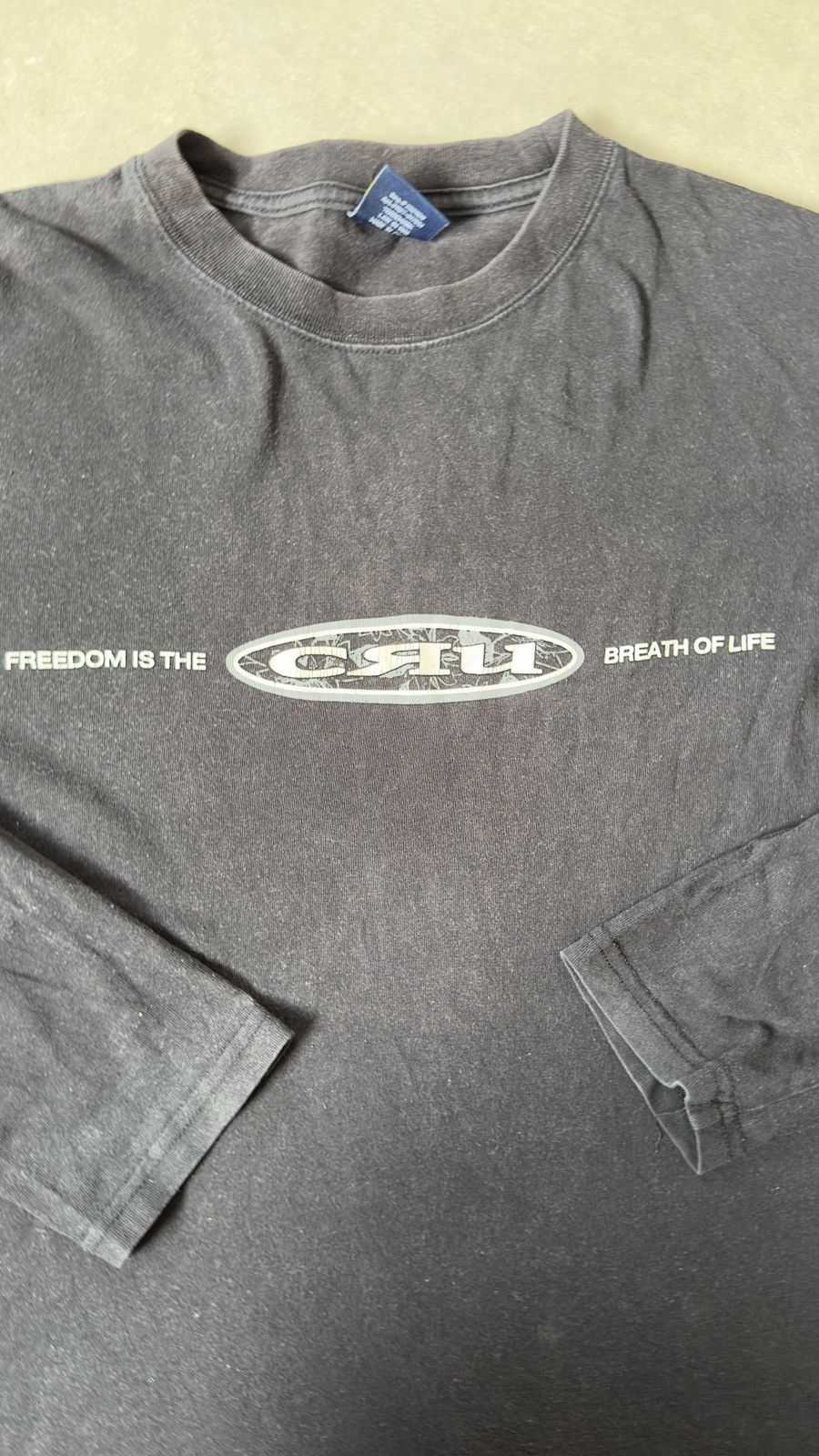 Vintage VINTAGE Y2K CRU LONG SLEEVE TEE Size US M / EU 48-50 / 2 - 2 Thumbnail