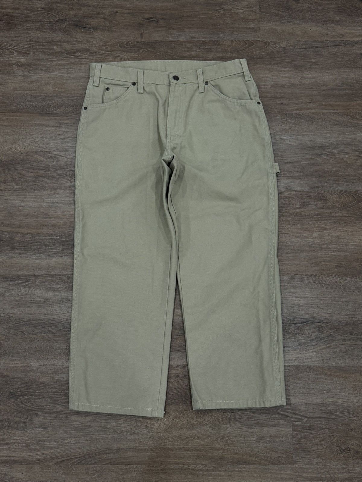 Dickies Vintage Dickies Relaxed Fit Carpenter Pants Tan/Beige Y2K Size US 34 / EU 50 - 3 Thumbnail