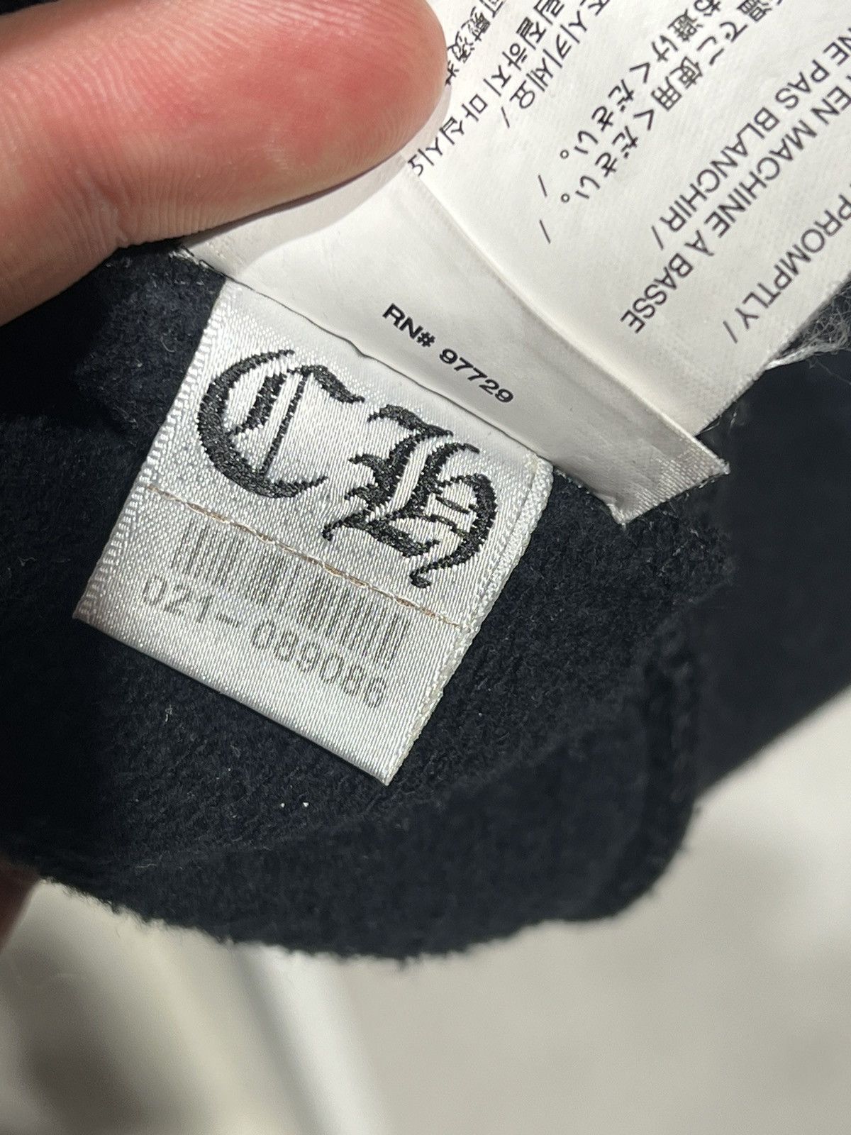 Chrome Hearts 🚨 Chrome Hearts scroll logo dark blue Hoodie Late 1990's Size US M / EU 48-50 / 2 - 11 Thumbnail