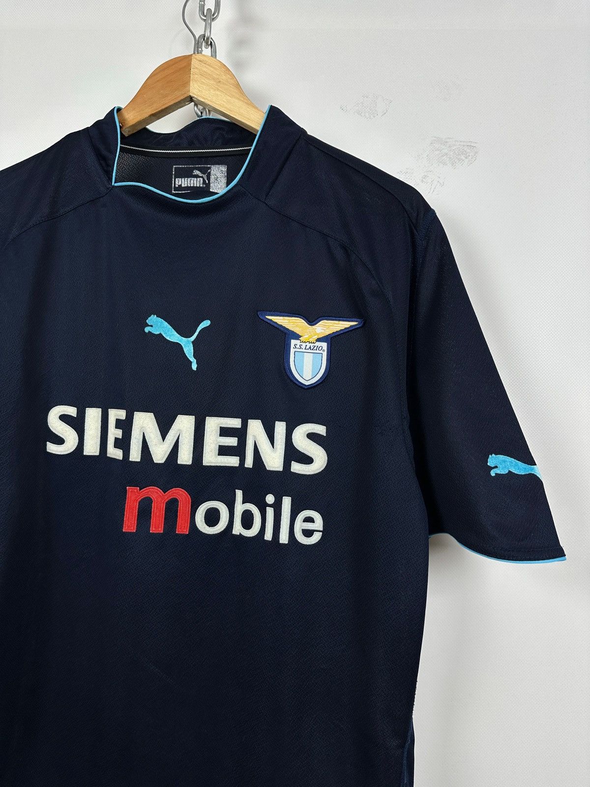 Puma 2002/03 Puma Lazio FC Vintage Away Soccer Jersey Size US M / EU 48-50 / 2 - 3 Thumbnail
