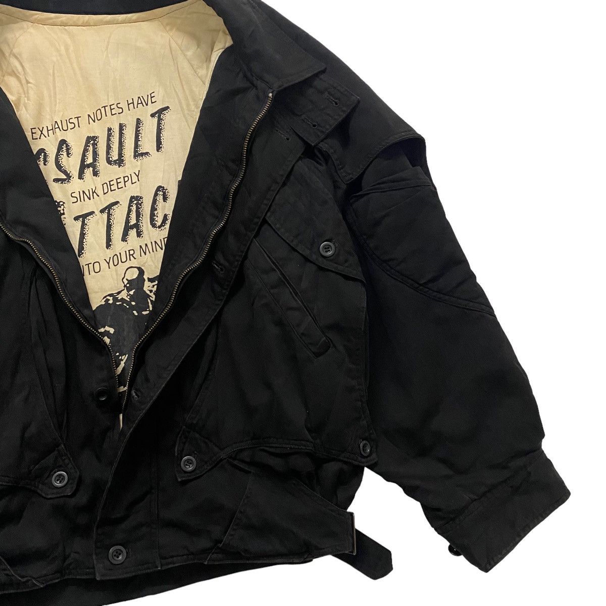 Japanese Brand × Vintage ☀️Vintage Assault Attack bomber style racing jacket Size US L / EU 52-54 / 3 - 8 Thumbnail