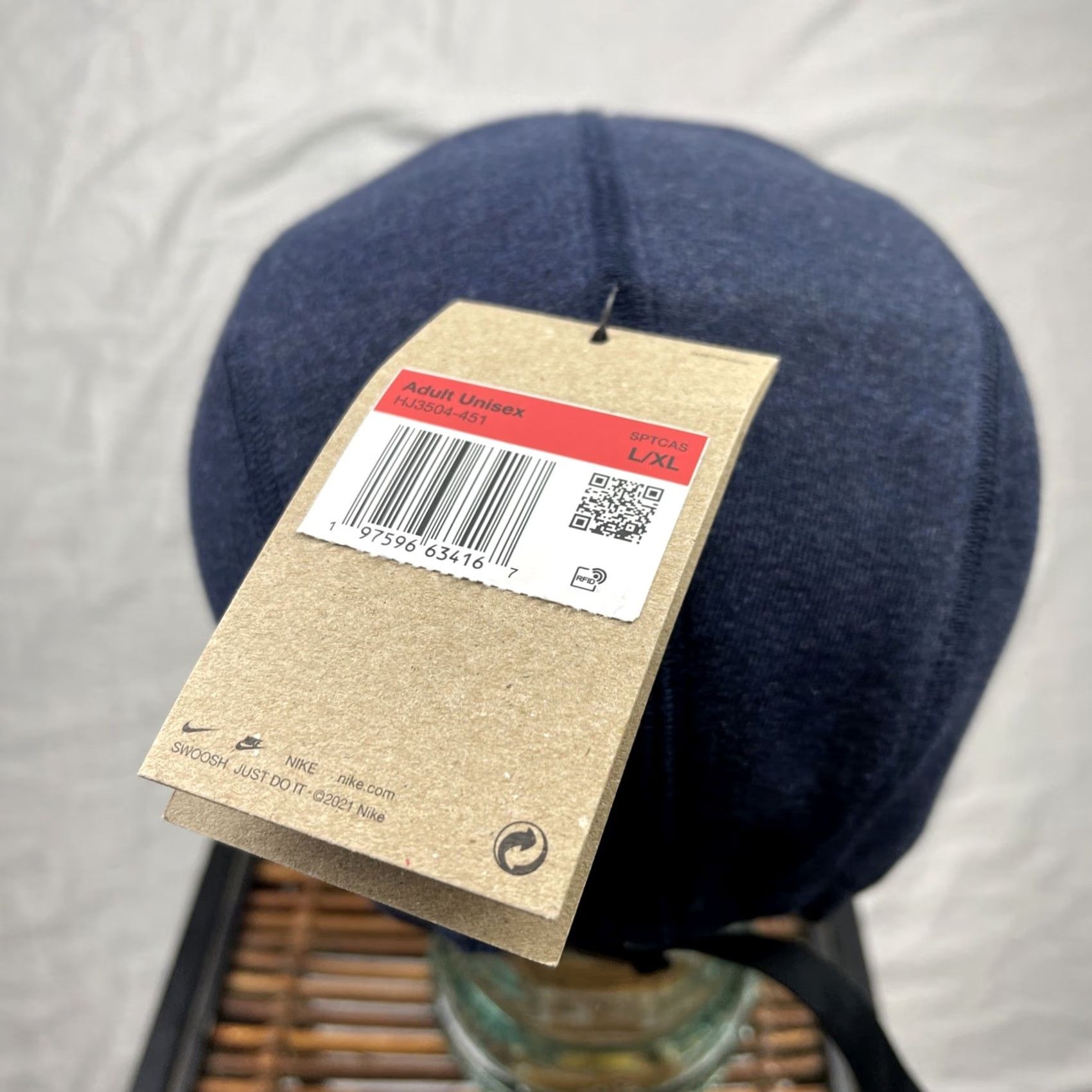 Nike Nike Fly Unstructured Hat Mens L/XL Strap Back Blue Tech Fleece Cap HJ3504-451 Size US XL / EU 56 / 4 - 6 Thumbnail