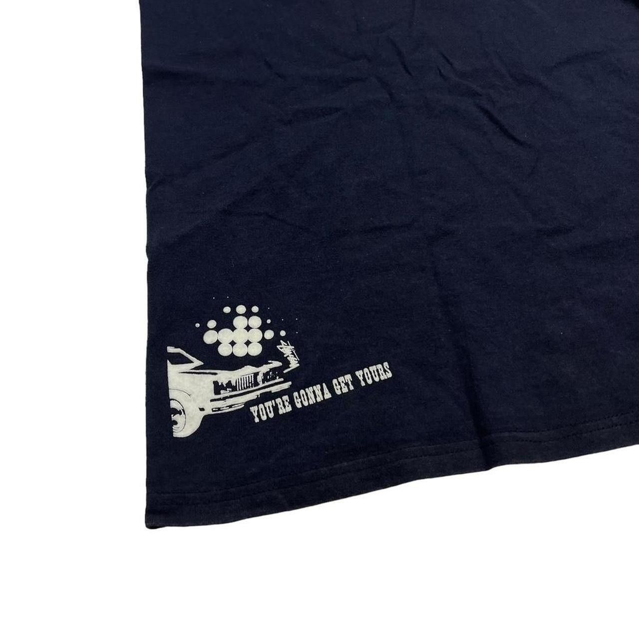 Stussy Vintage 2000s Stussy Car T-Shirt Navy Blue - Medium Size US M / EU 48-50 / 2 - 3 Thumbnail