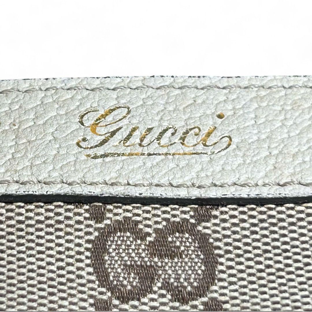 Gucci Gucci - Abbey Handbag Shoulder Bag Beige Leather Size ONE SIZE - 10 Thumbnail