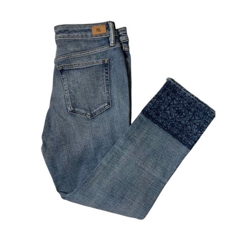 Ralph Lauren Lauren Raph Lauren Jeans Women's Size 6P Cropped High-Rise Size 29" - 6 Thumbnail