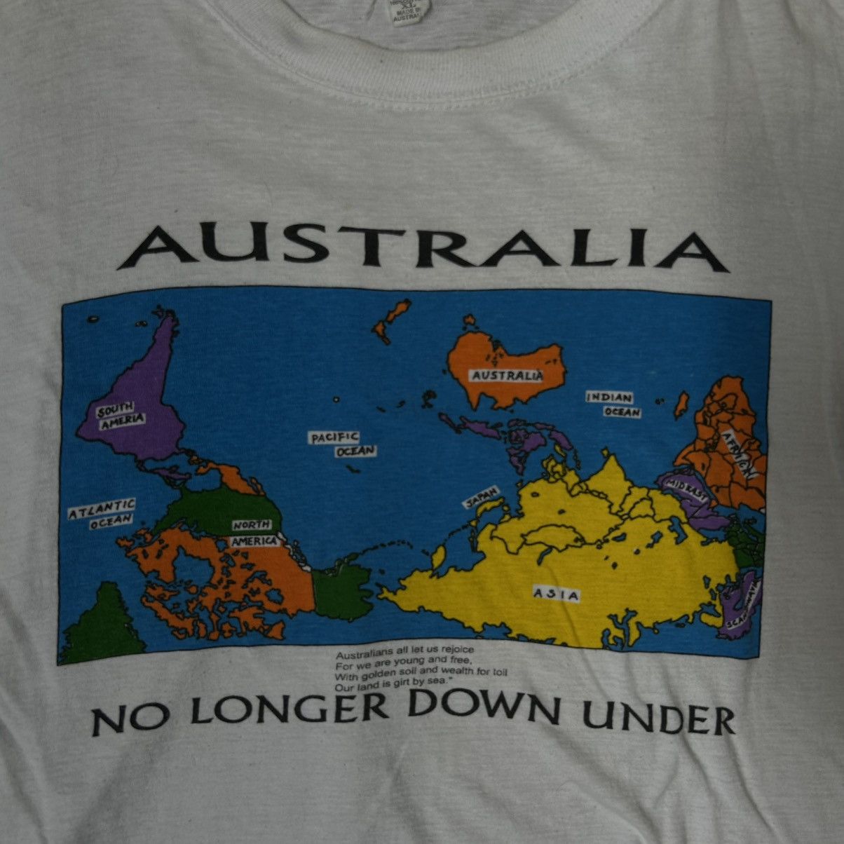 Vintage 90s Australia Souvenir Tourist Paper Thin Souvenir T-Shirt Size US L / EU 52-54 / 3 - 2 Thumbnail