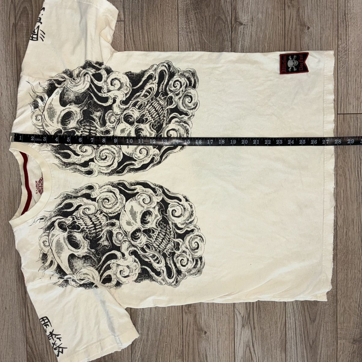Affliction Affliction white skull tee Size US XL / EU 56 / 4 - 7 Thumbnail