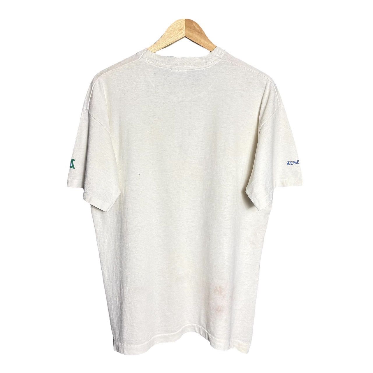 Vintage Vintage 90s Zeneca Breath Artwork Graphic Tee / COVID Size US L / EU 52-54 / 3 - 9 Thumbnail