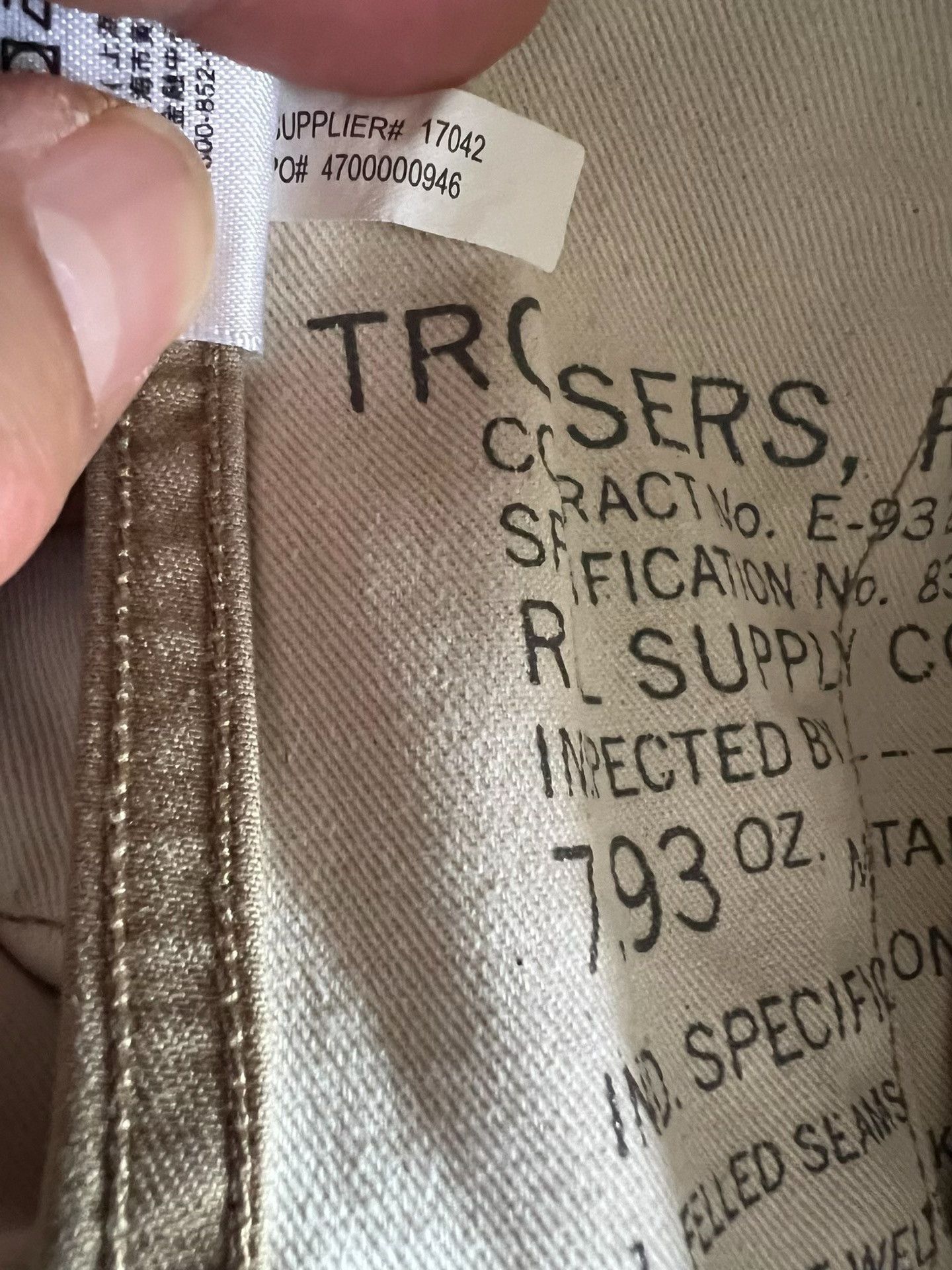RRL Ralph Lauren RRL Double RL Khaki Officer Pants Size US 28 / EU 44 - 9 Thumbnail