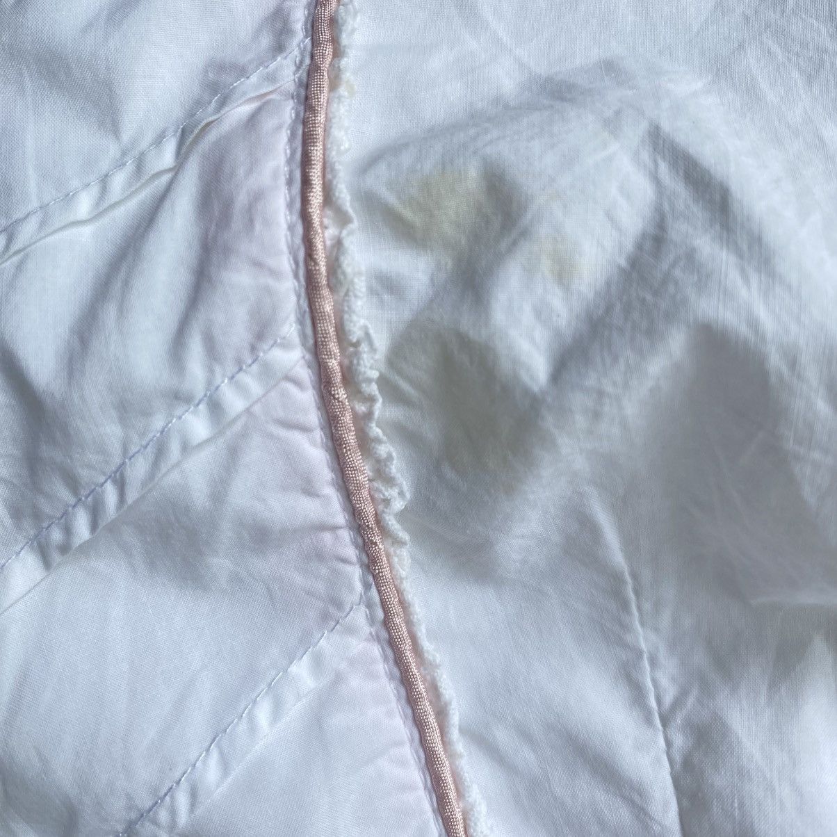 Japanese Brand B R G Y2K Punk Long Sleeve Ruffled Blouse with Pink Trim Size S / US 4 / IT 40 - 11 Thumbnail