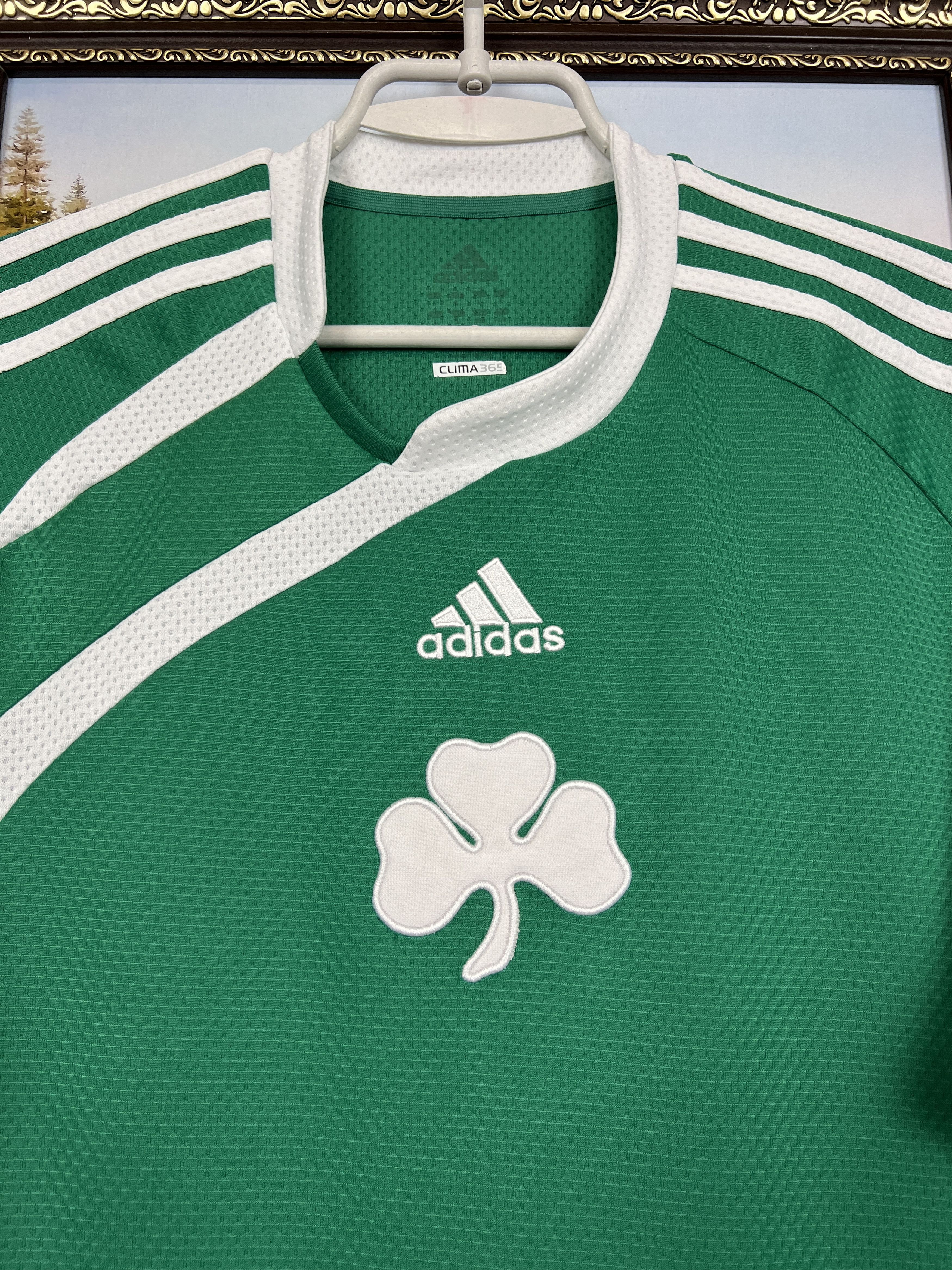 Adidas Panathinaikos football shirt 2009 Soccer Jersey Tee Hype Size US M / EU 48-50 / 2 - 3 Thumbnail