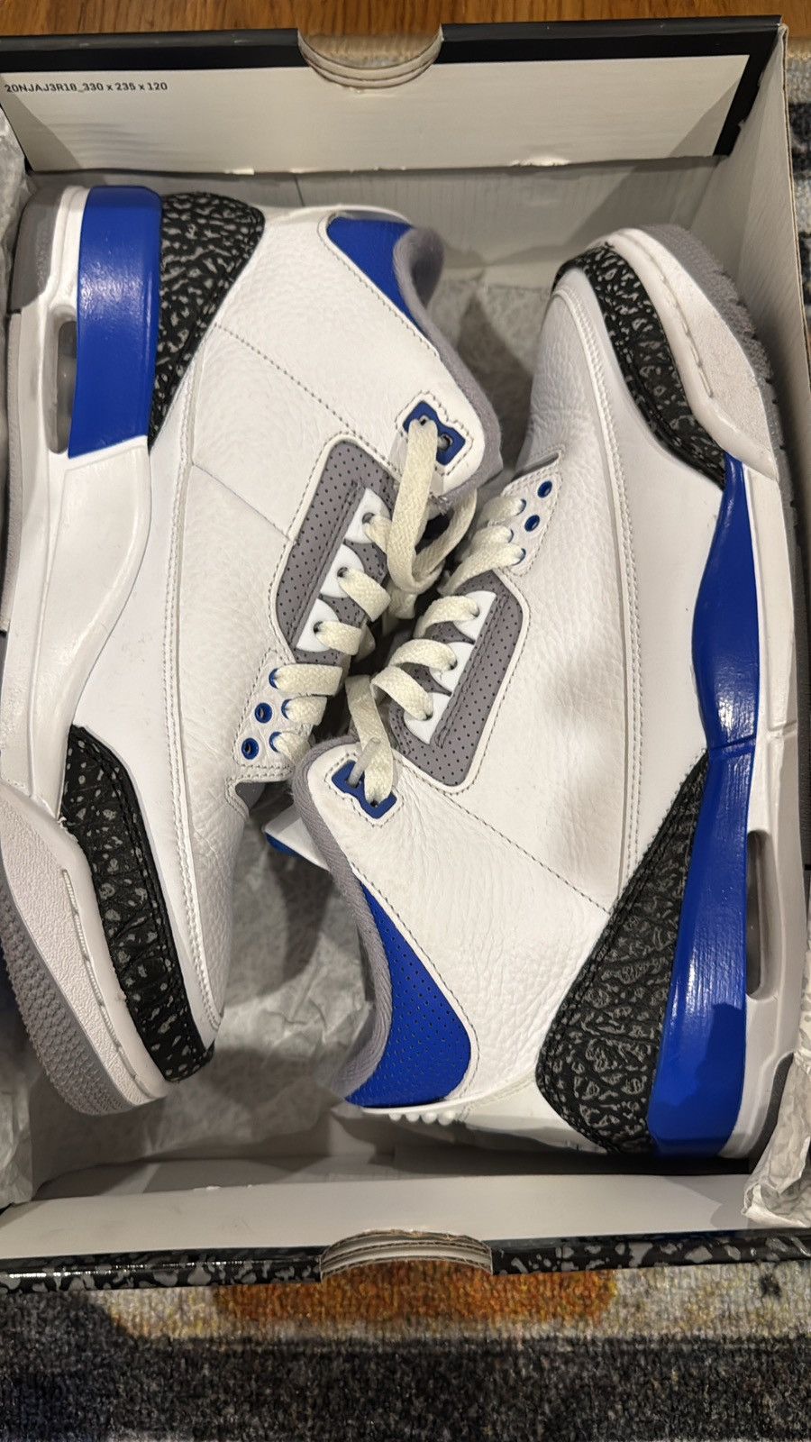 Jordan Brand Jordan 3 ‘racer blue’ Size US 10 / EU 43 - 7 Thumbnail