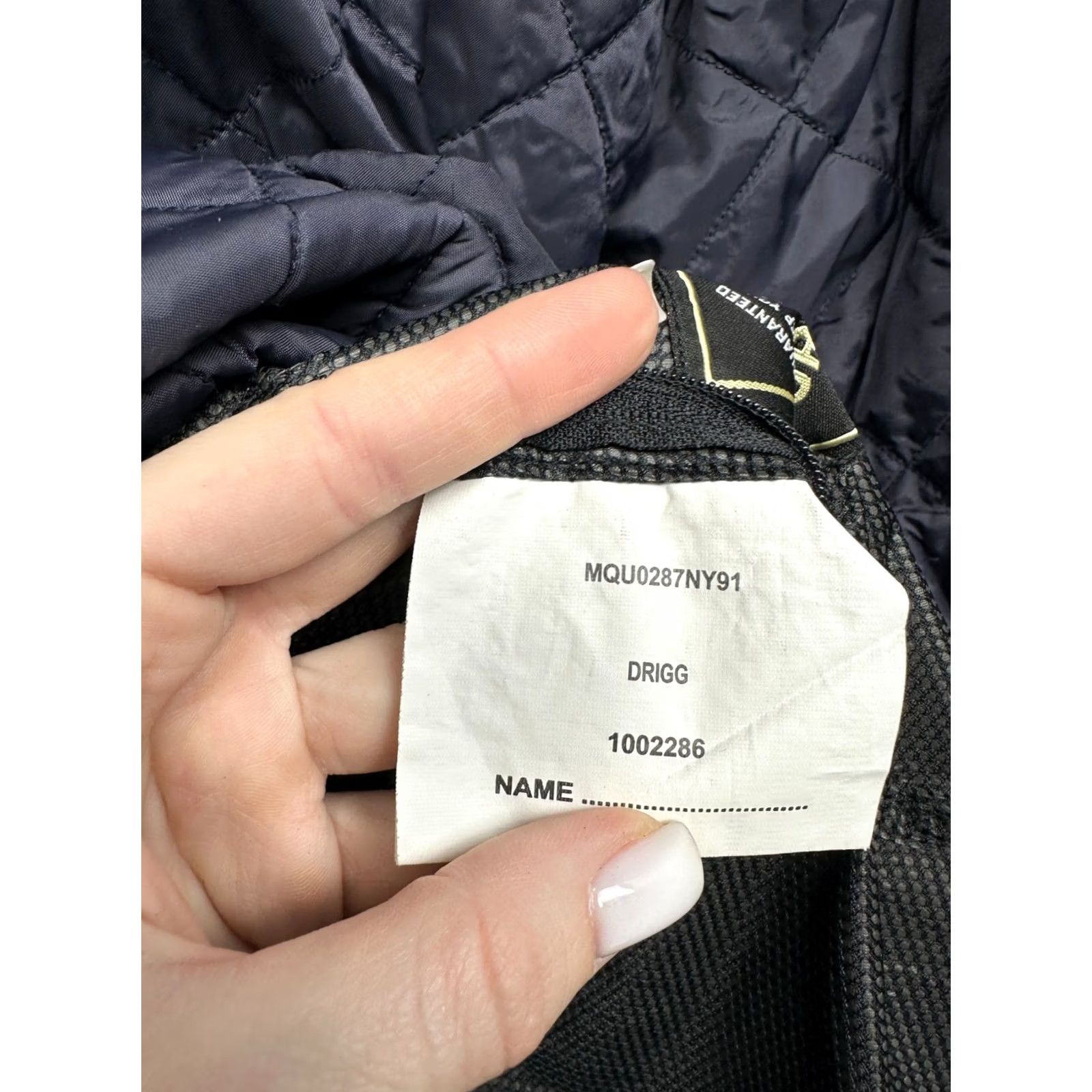 Barbour Barbour Drigg Gore-Tex Mens Quilted Jacket XL Barbour Jacket Quilted Gore-Tex Jacket Men XL Blue Size US XL / EU 56 / 4 - 6 Thumbnail