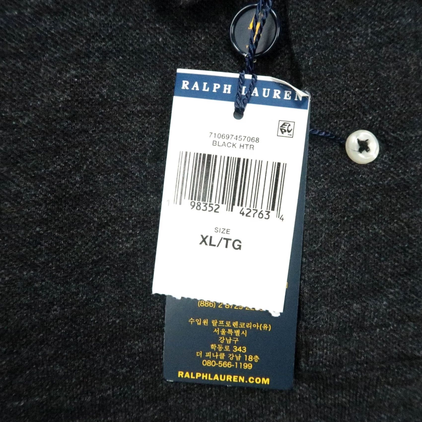 Polo Ralph Lauren Polo Ralph Lauren Shirt Mens XL Black Heather Slim Fit Big Pony Size US XL / EU 56 / 4 - 5 Thumbnail