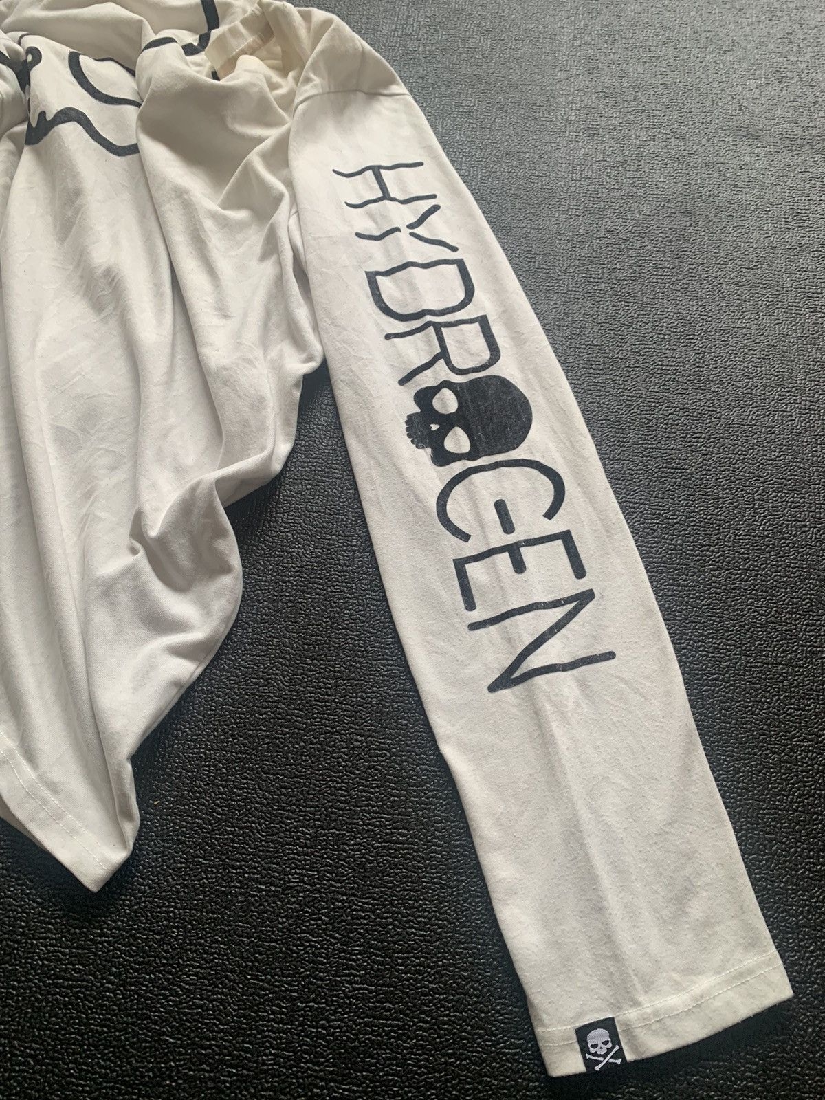Vintage Hydrogen Skull Long Shirt Size US XL / EU 56 / 4 - 7 Thumbnail