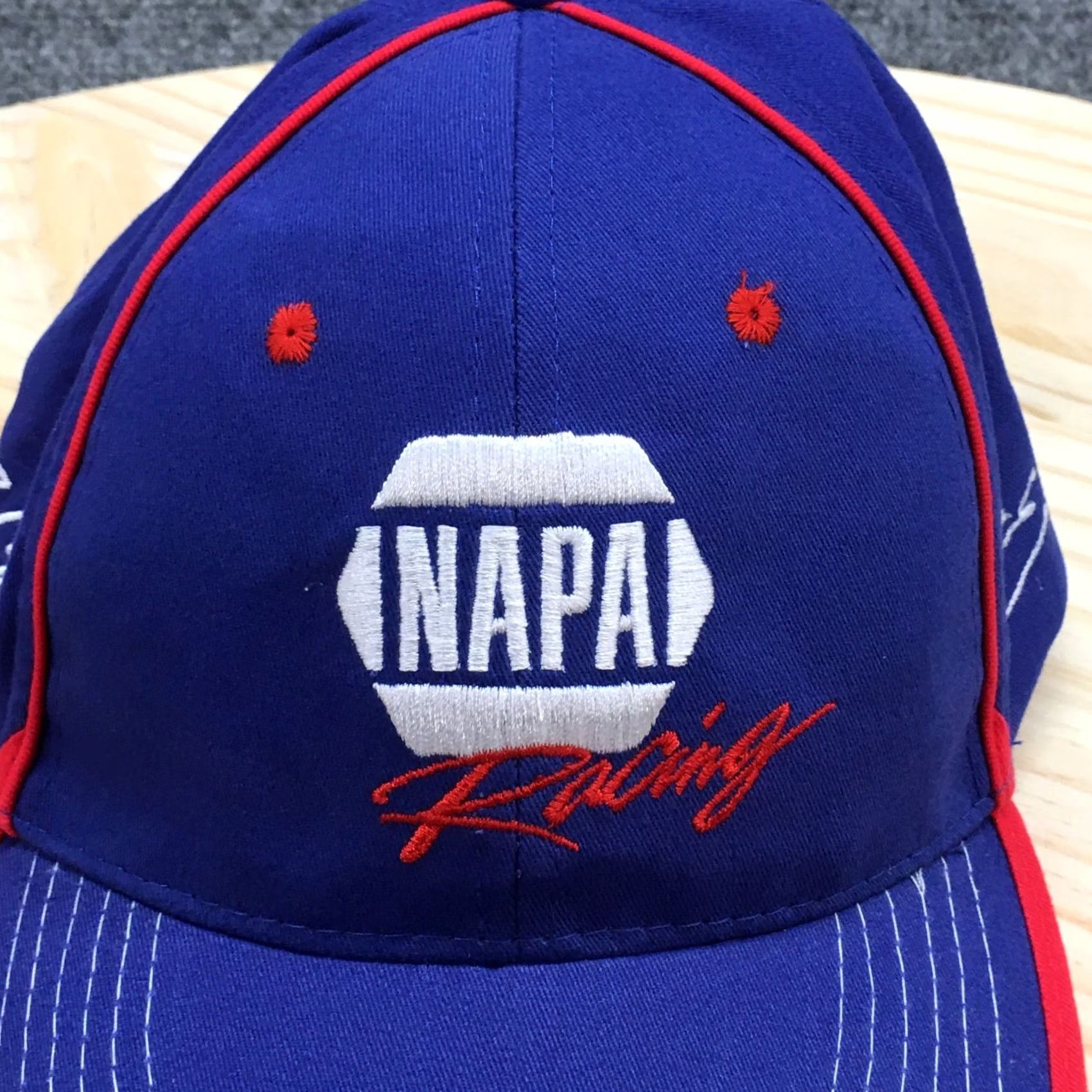 Vintage NAPA Racing Ron Capp Baseball Cap Mens Blue OS Adjustable Embroidered Logo Size ONE SIZE - 3 Thumbnail